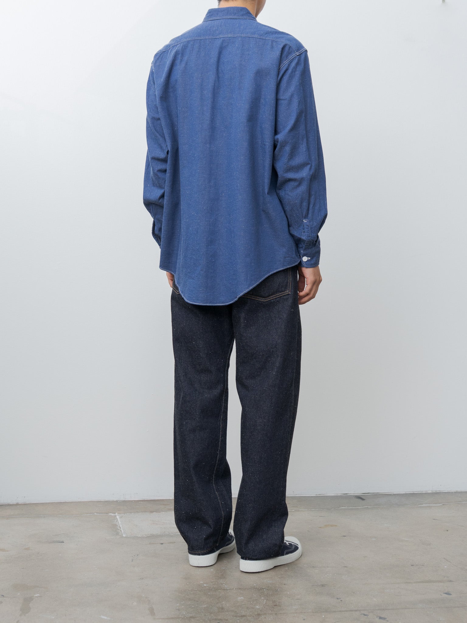 Namu Shop - Kaptain Sunshine Work Shirt - Indigo Blue