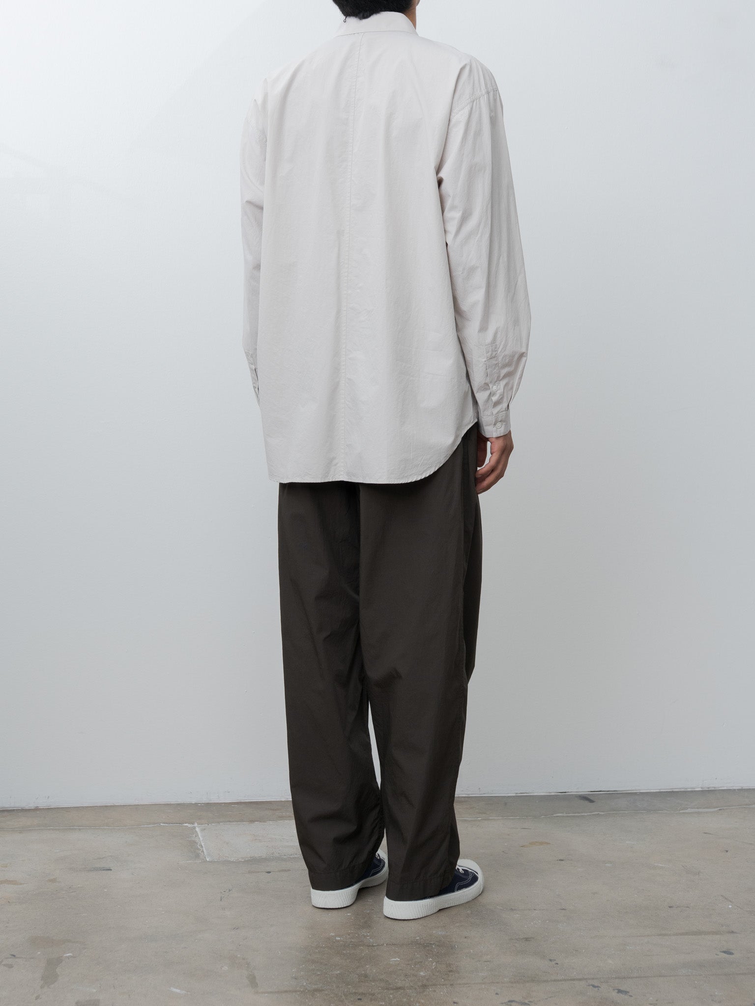 Namu Shop - Aton Suvin Broad Washed Shirt - Gray