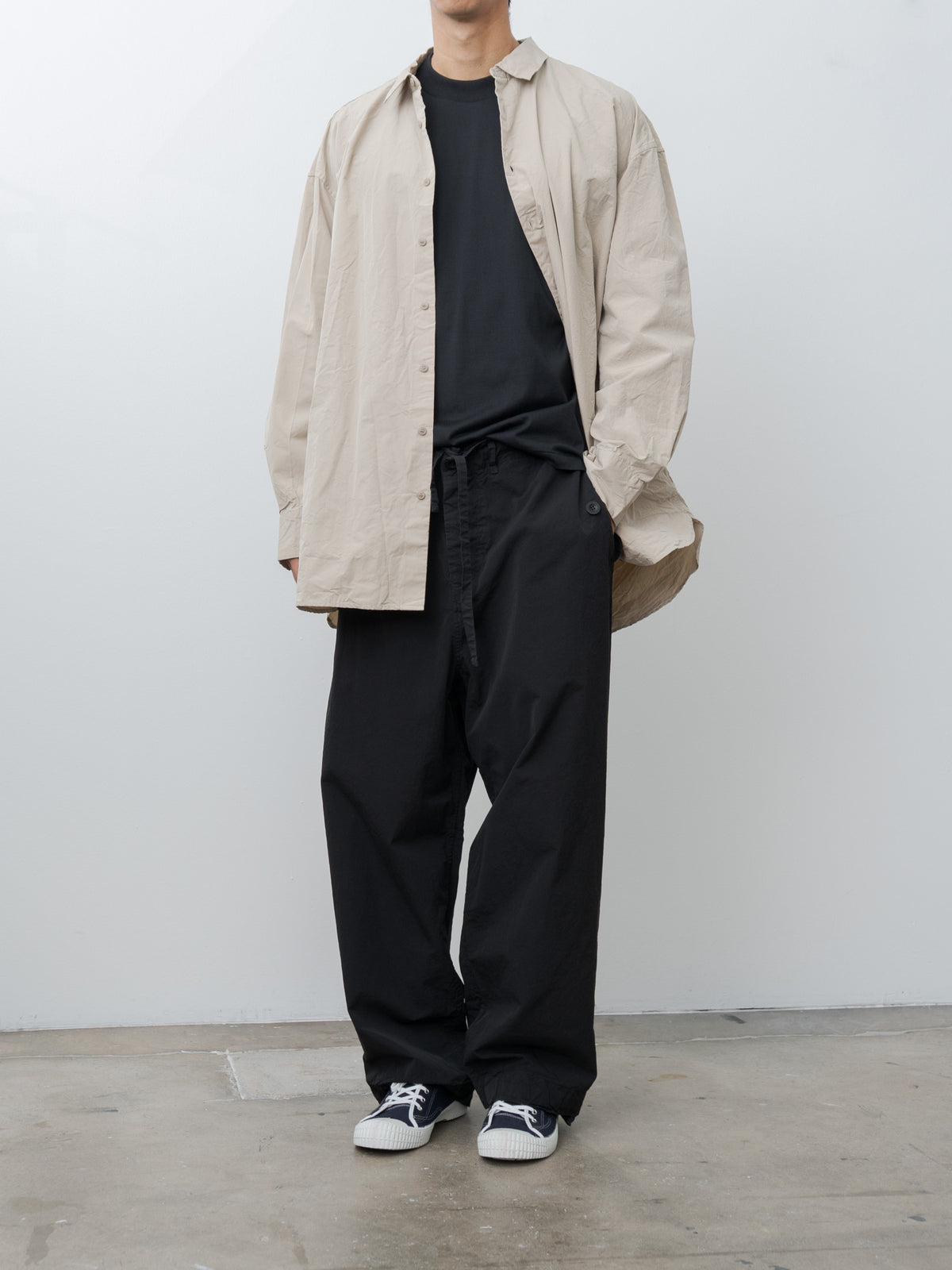 Namu Shop - Casey Casey Abel Pants PAPER COT - Pitch Black