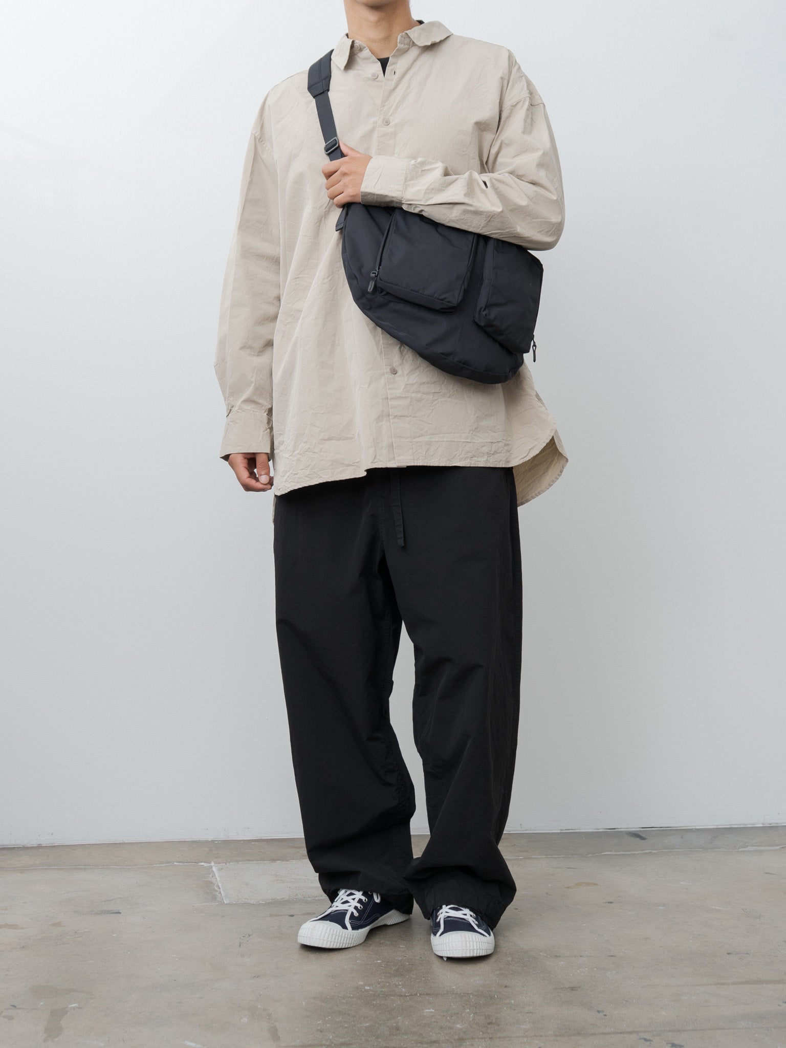 Namu Shop - Casey Casey Abel Pants PAPER COT - Pitch Black