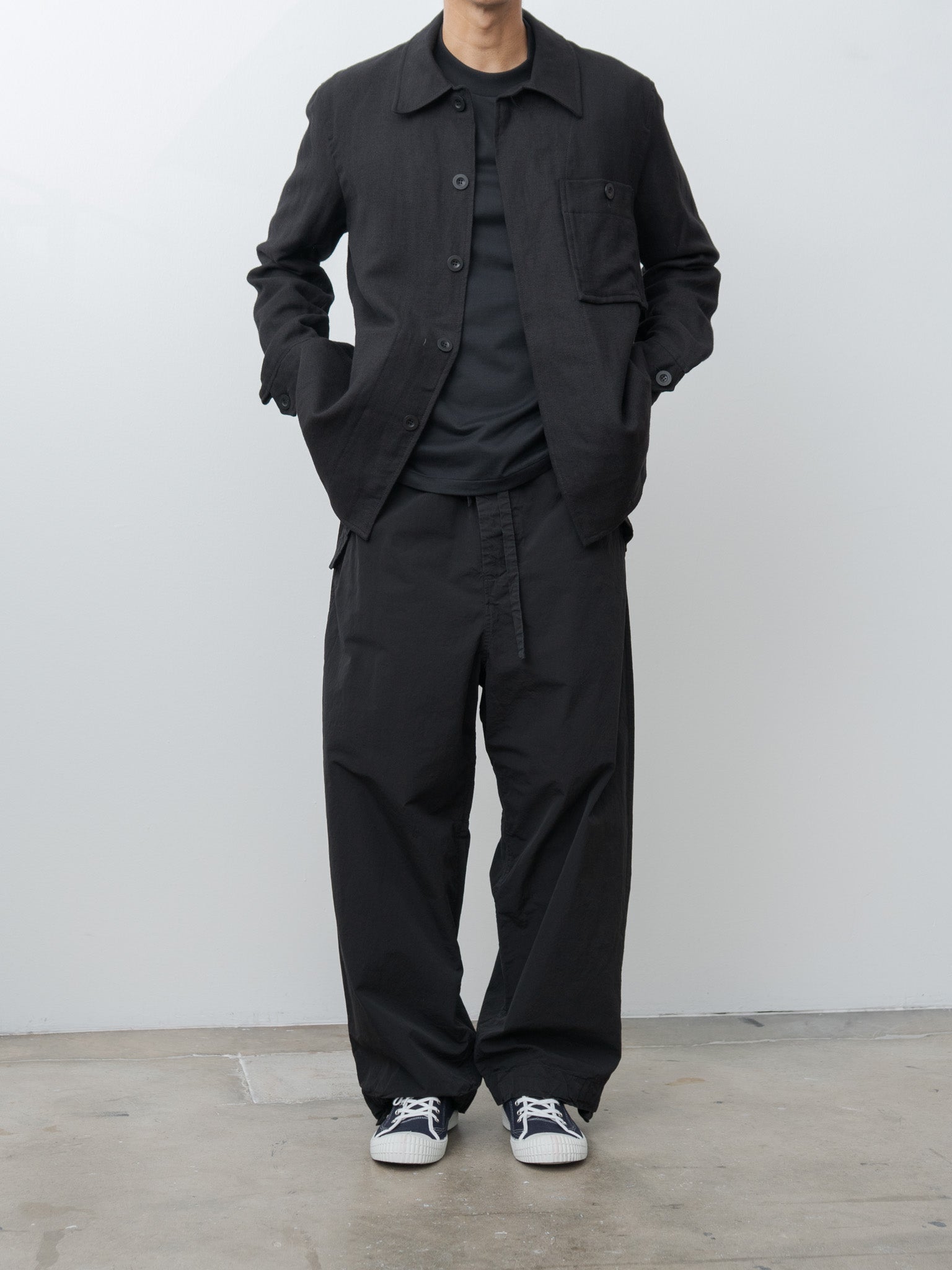 Namu Shop - Casey Casey Aki Shirt Jacket FELT - Black