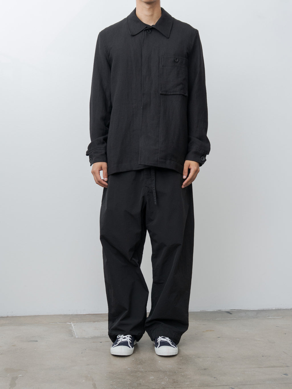 Aki Shirt Jacket FELT - Black