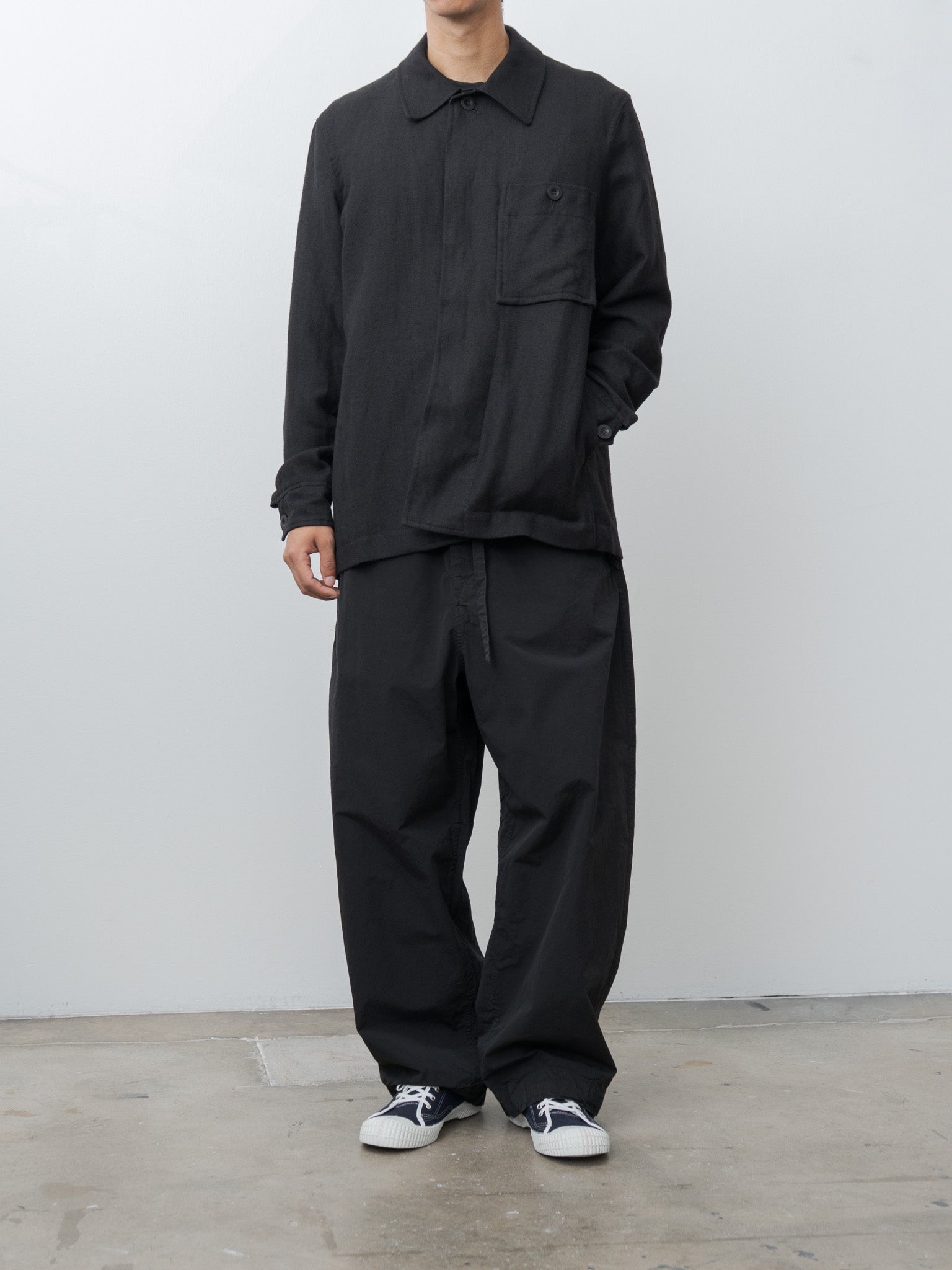 Namu Shop - Casey Casey Abel Pants PAPER COT - Pitch Black