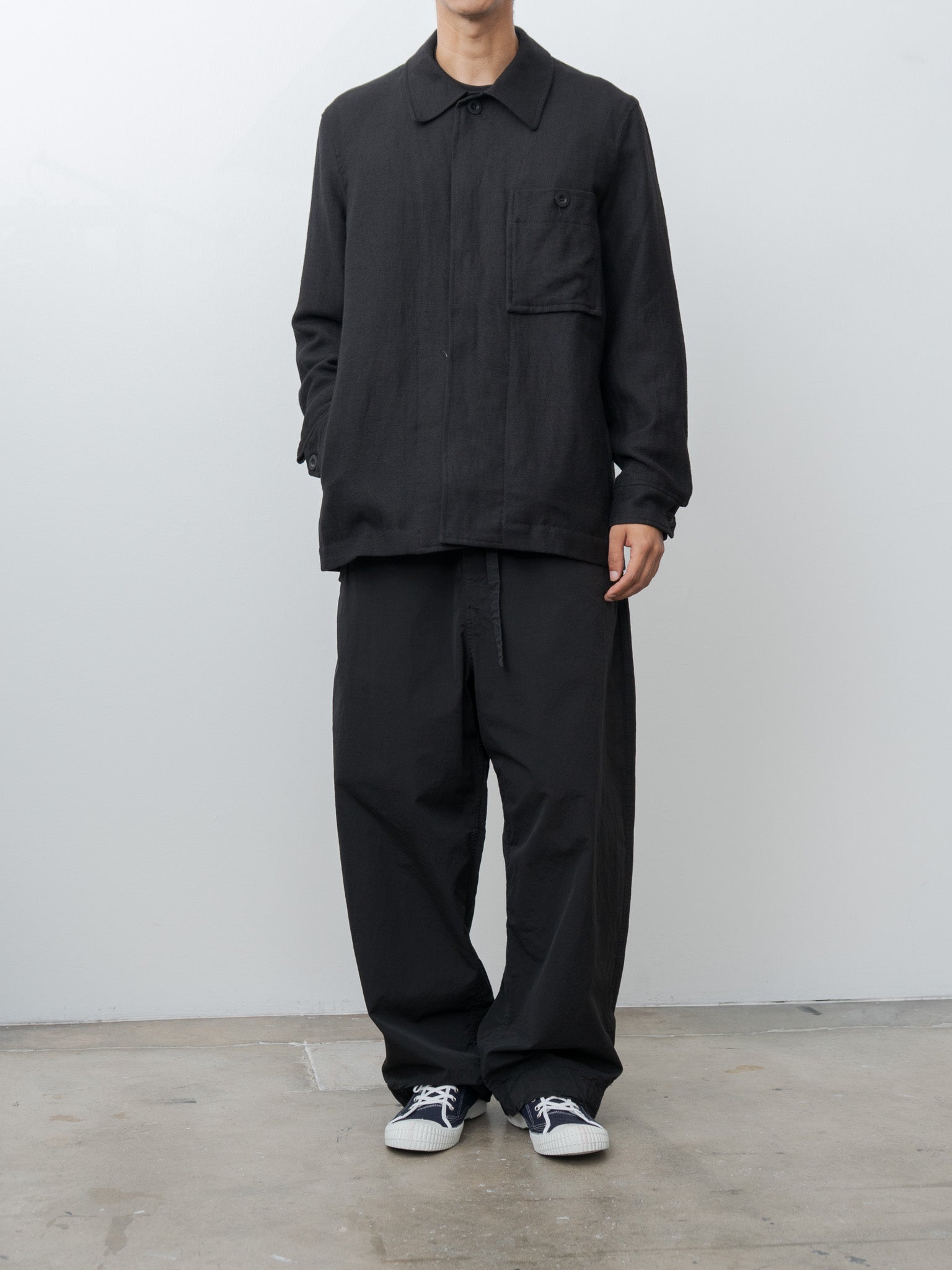 Namu Shop - Casey Casey Aki Shirt Jacket FELT - Black