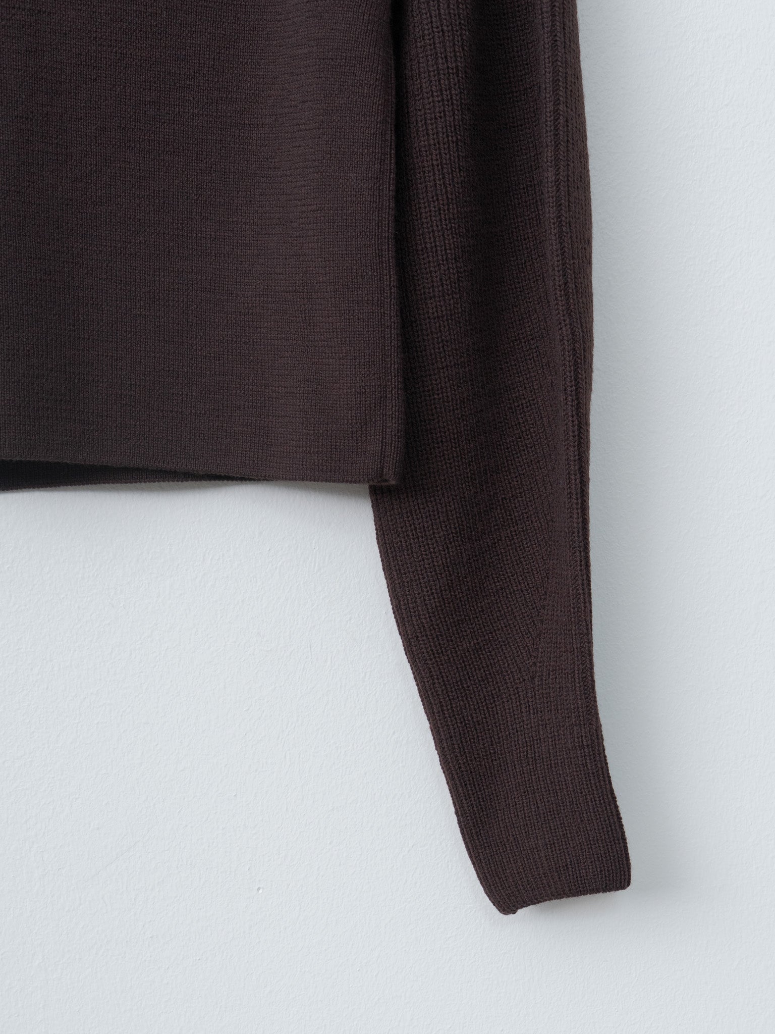 Namu Shop - Lemaire Zipped Sweater - Aubergine