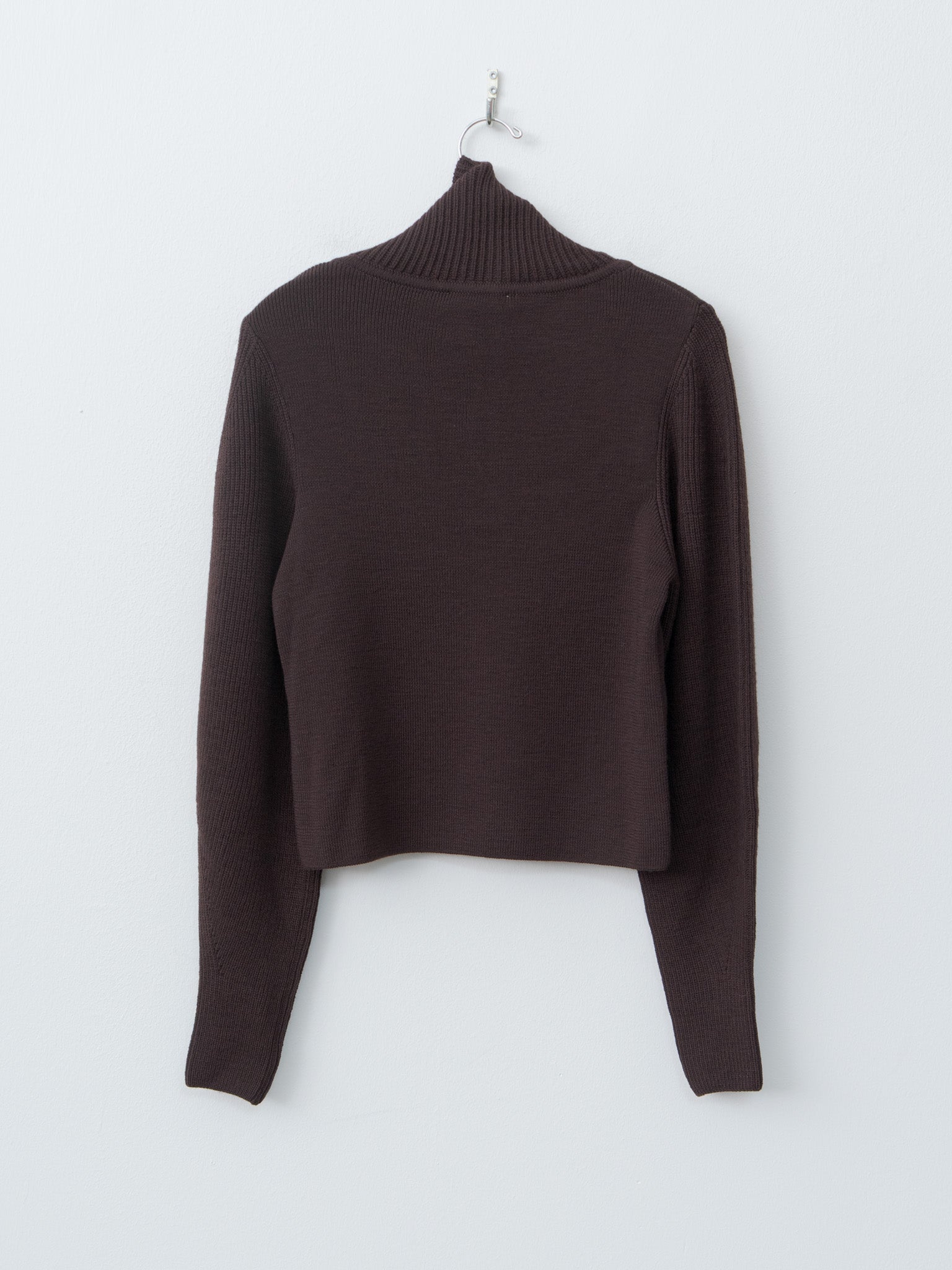 Namu Shop - Lemaire Zipped Sweater - Aubergine