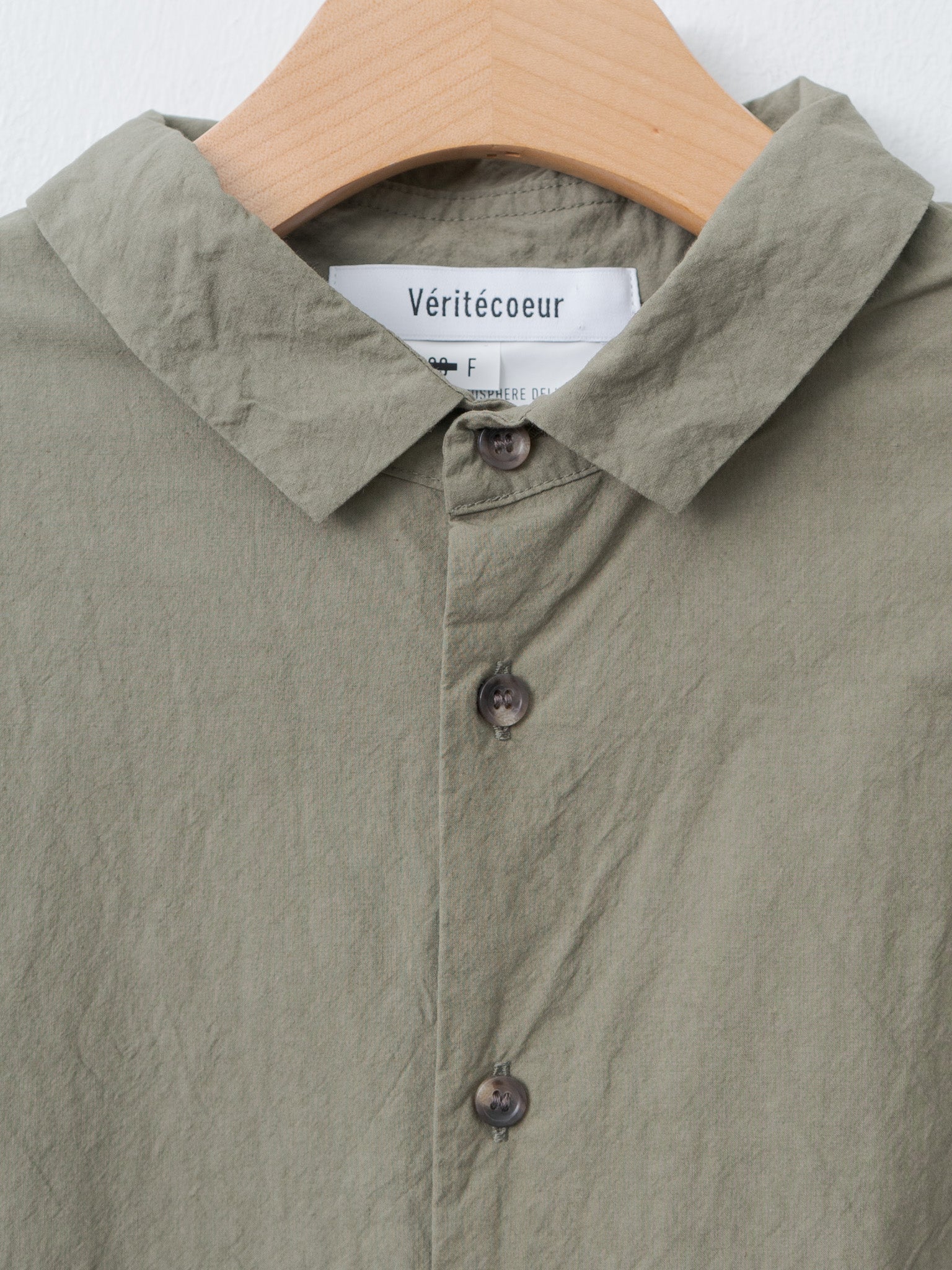 Namu Shop - Veritecoeur Shirt Dress - Khaki (Olive)