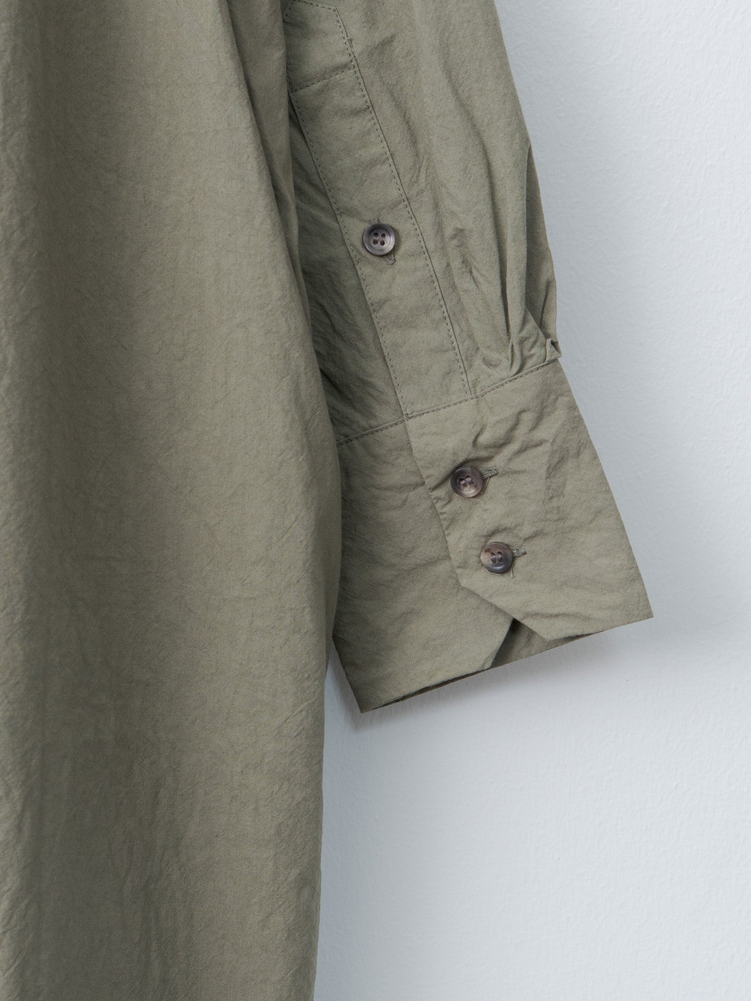 Namu Shop - Veritecoeur Shirt Dress - Khaki (Olive)