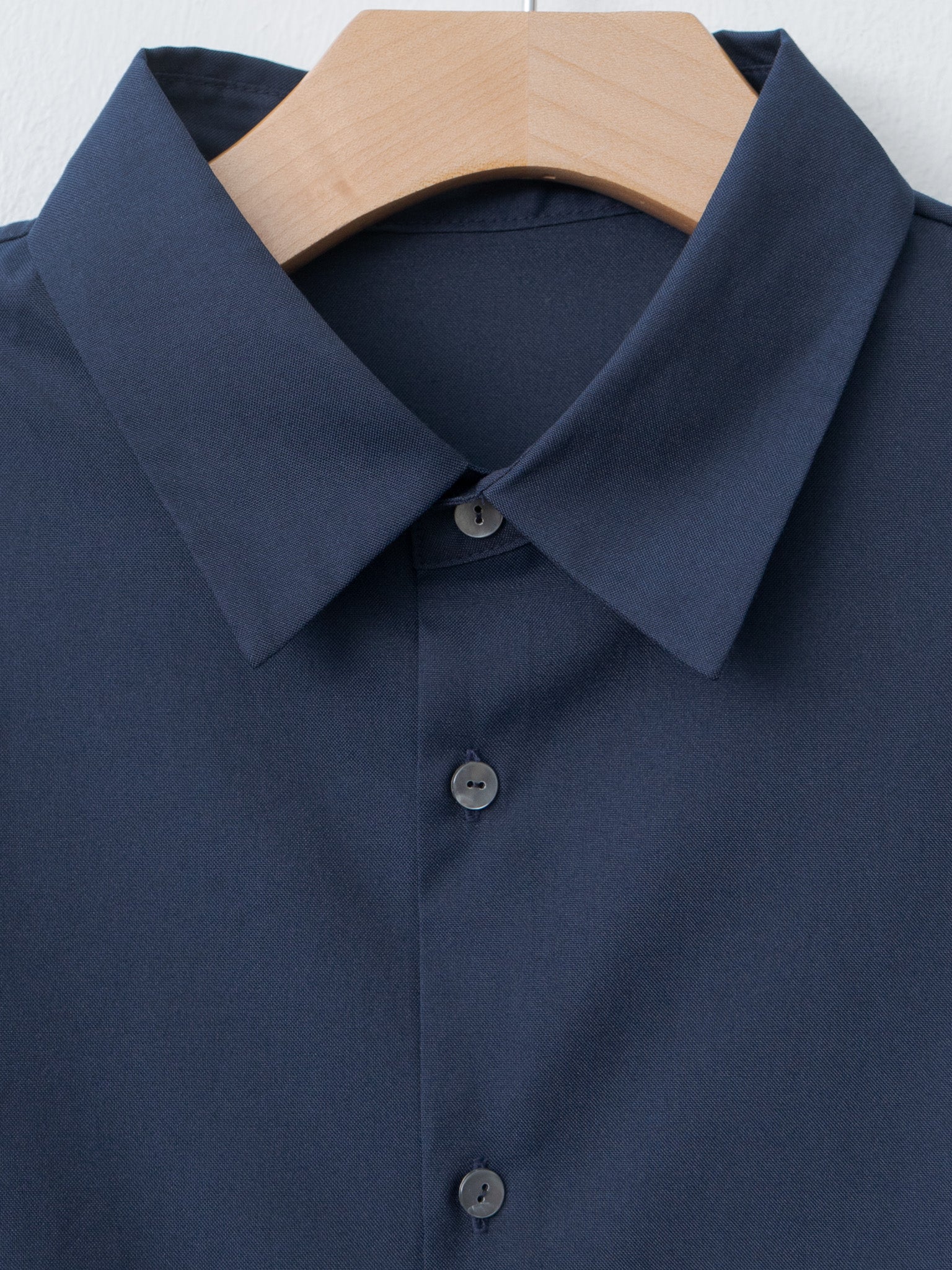 Namu Shop - Veritecoeur Wide Shirt - Dark Navy