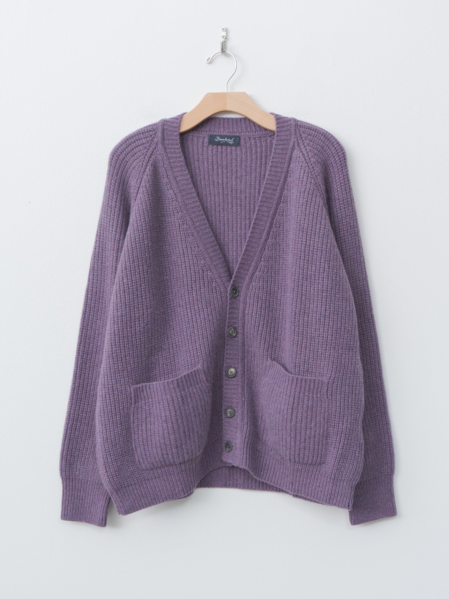 Namu Shop - Bergfabel Cashmere Cardigan - Wineberry