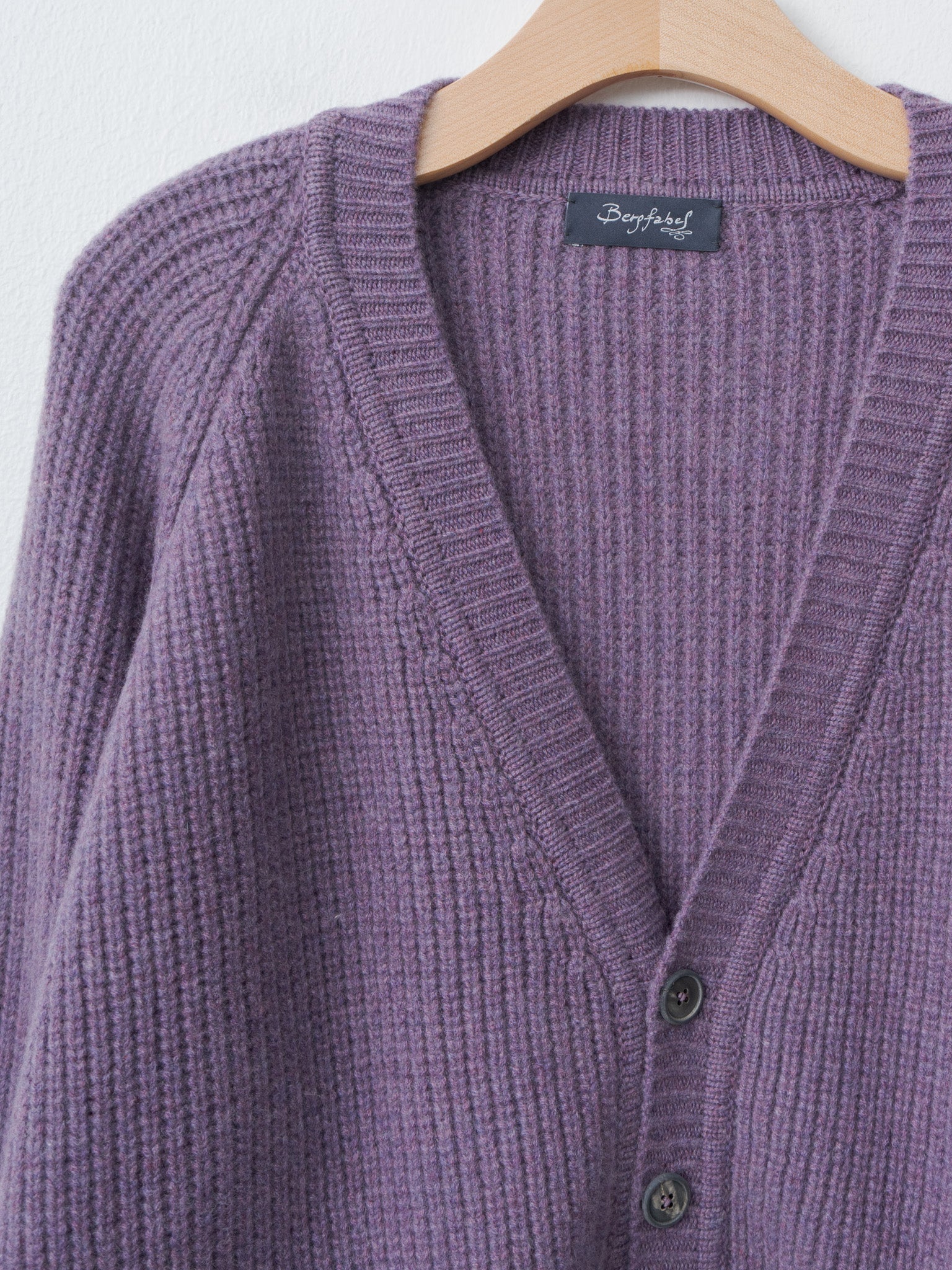 Namu Shop - Bergfabel Cashmere Cardigan - Wineberry