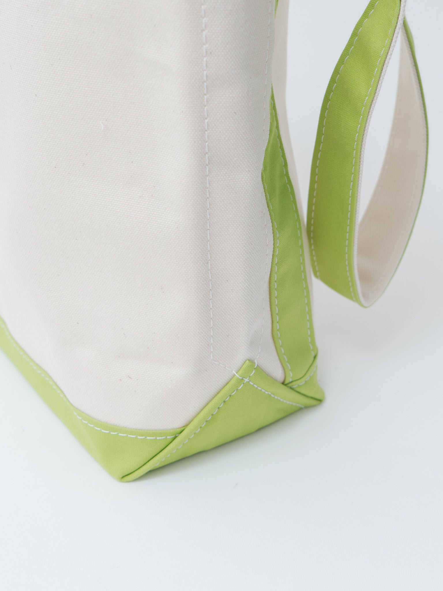 Namu Shop - Tembea Branch Tote Small - Natural/Apple Green