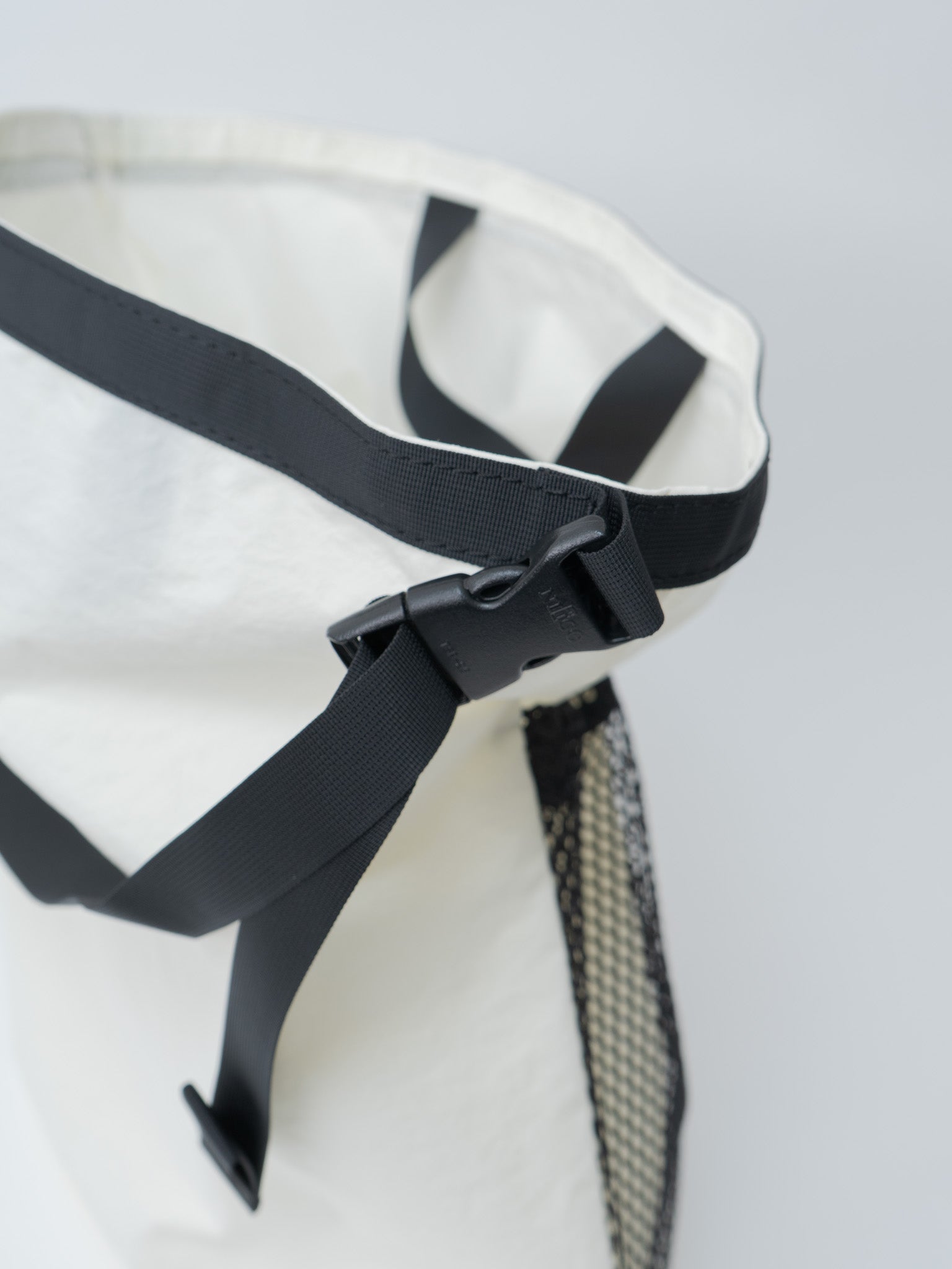 Namu Shop - Tembea Roll Top Tote - White/Black
