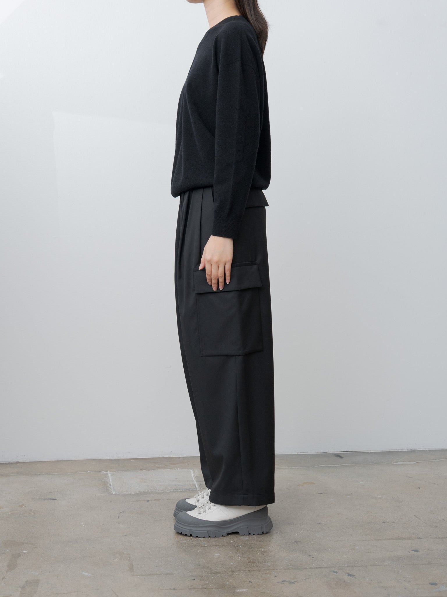 Namu Shop - Nicholson & Nicholson CLOVER-TRO Pants - Black