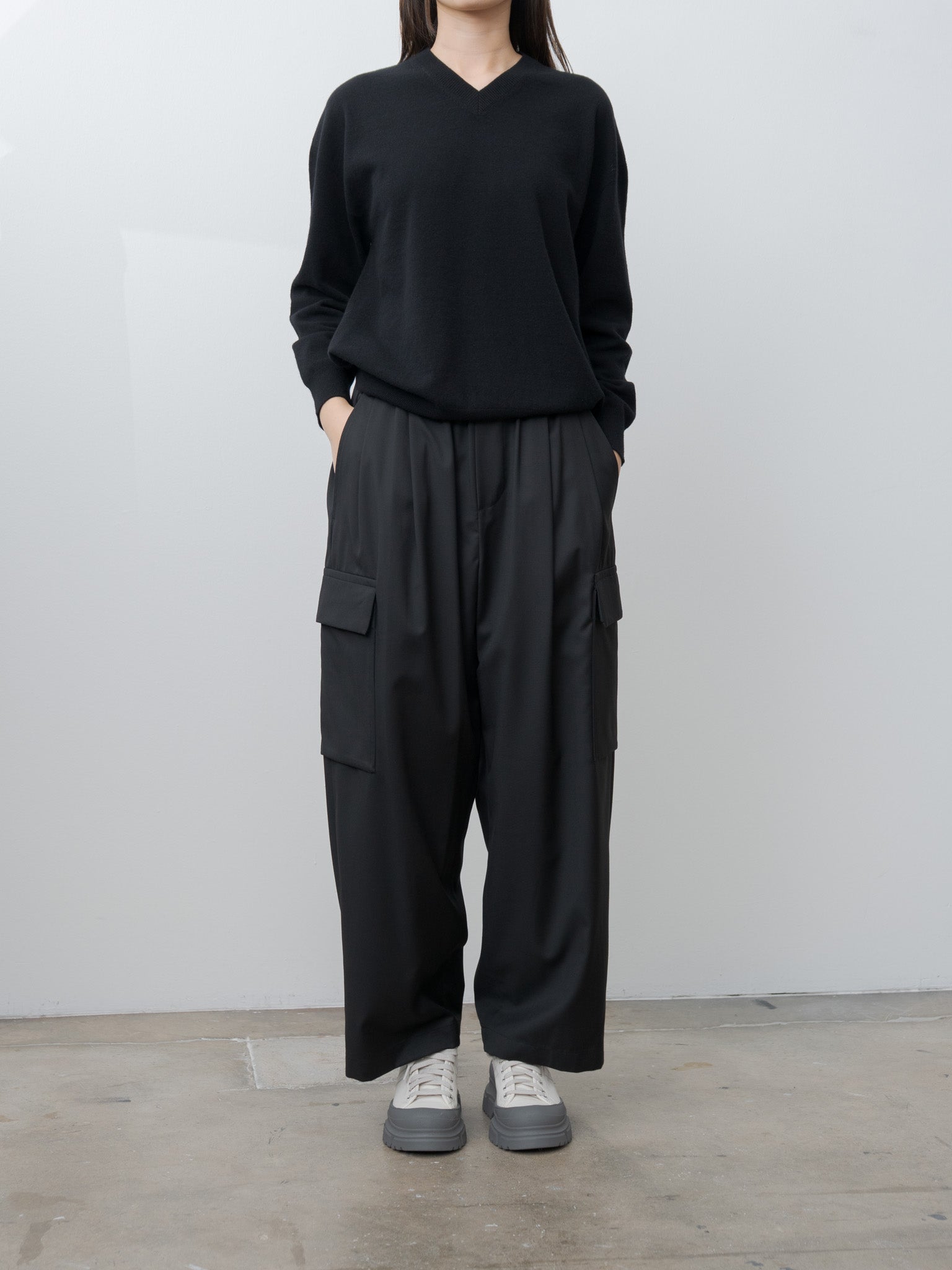 Namu Shop - Nicholson & Nicholson CLOVER-TRO Pants - Black