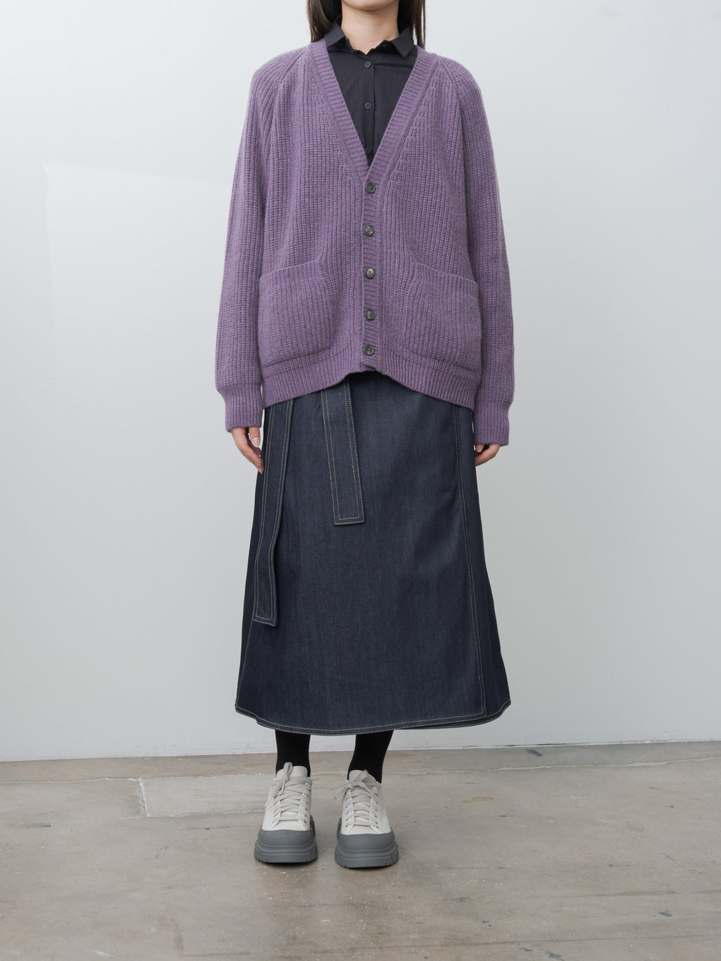 Namu Shop - Bergfabel Cashmere Cardigan - Wineberry