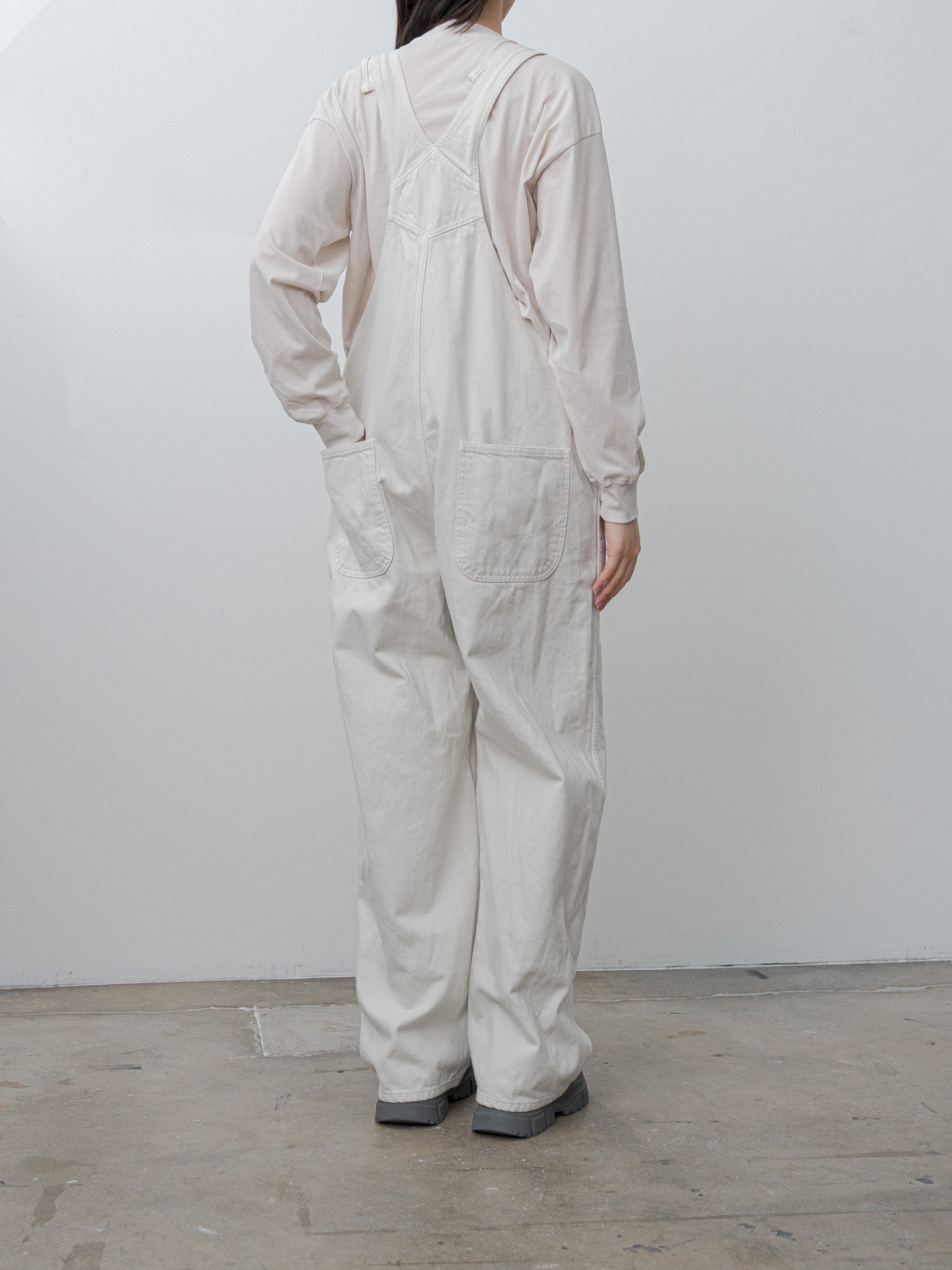 Namu Shop - Veritecoeur Denim Overall - Ivory