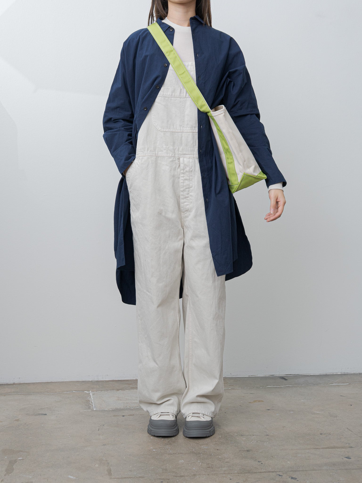 Namu Shop - Veritecoeur Shirt Dress - Navy