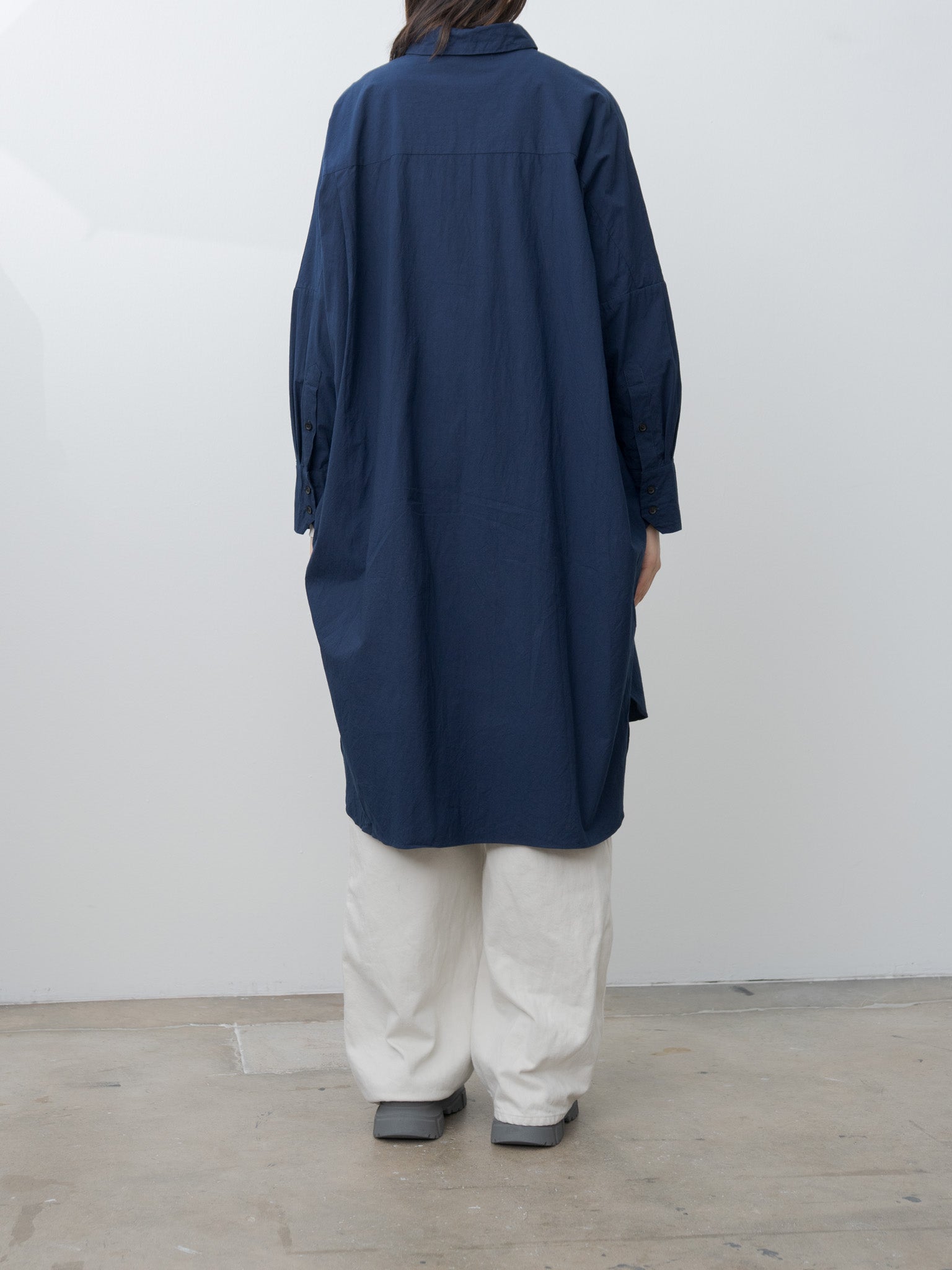 Namu Shop - Veritecoeur Shirt Dress - Navy