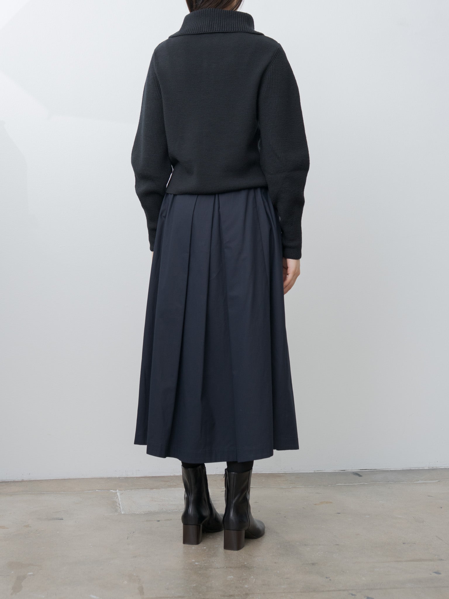 Namu Shop - Lemaire Zipped Sweater - Black