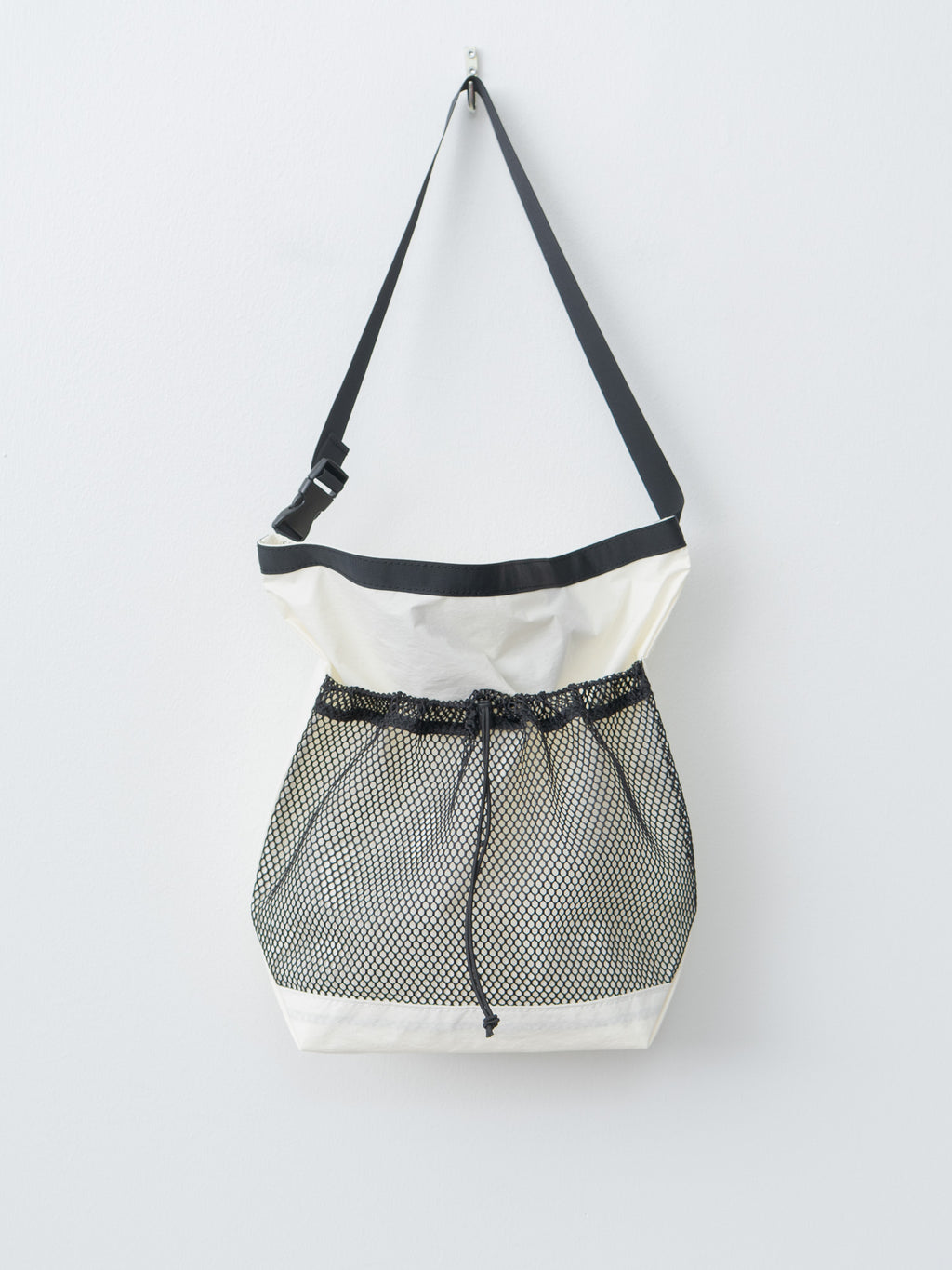 Namu Shop - Tembea Roll Top Tote - White/Black