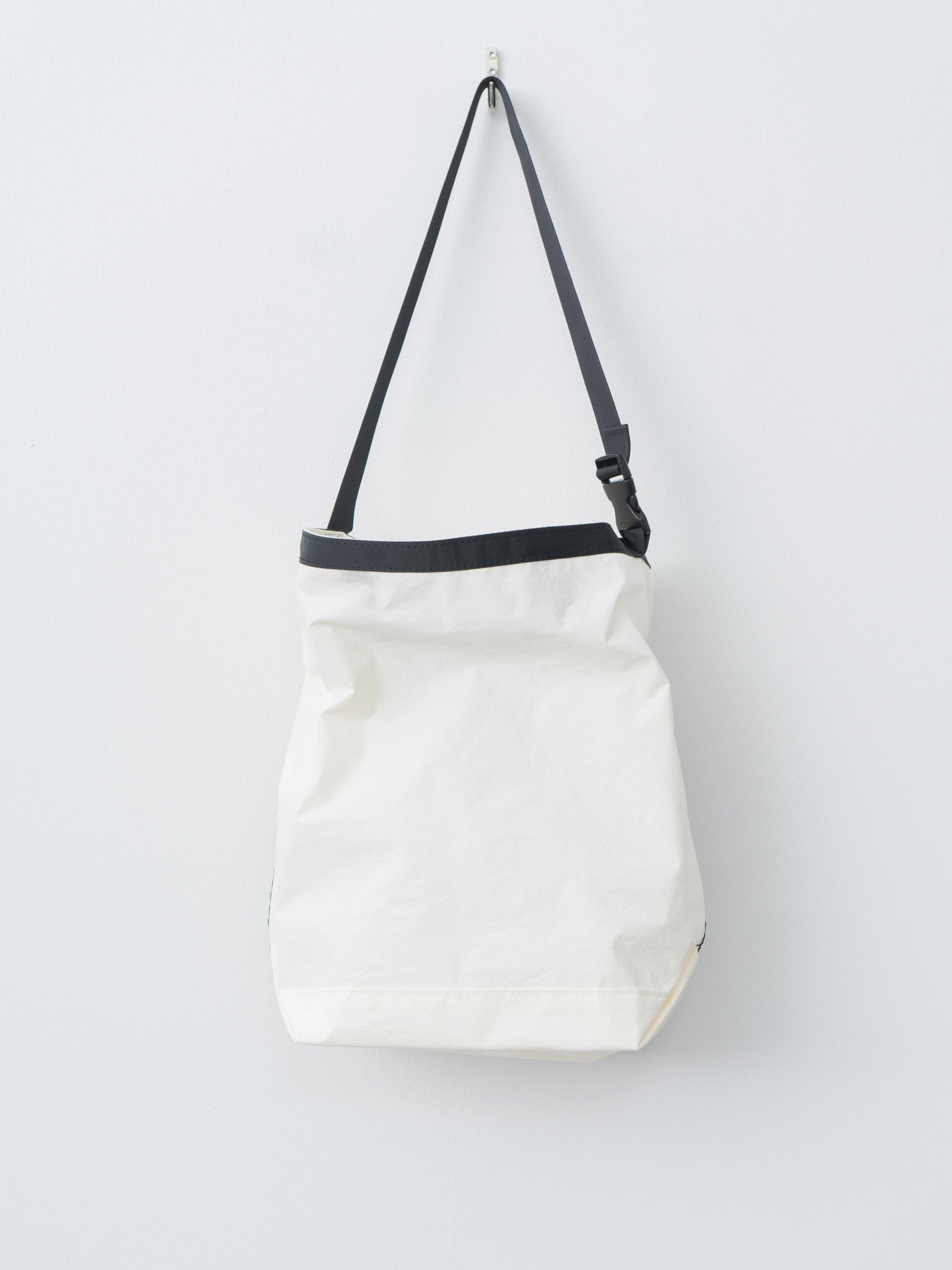 Namu Shop - Tembea Roll Top Tote - White/Black