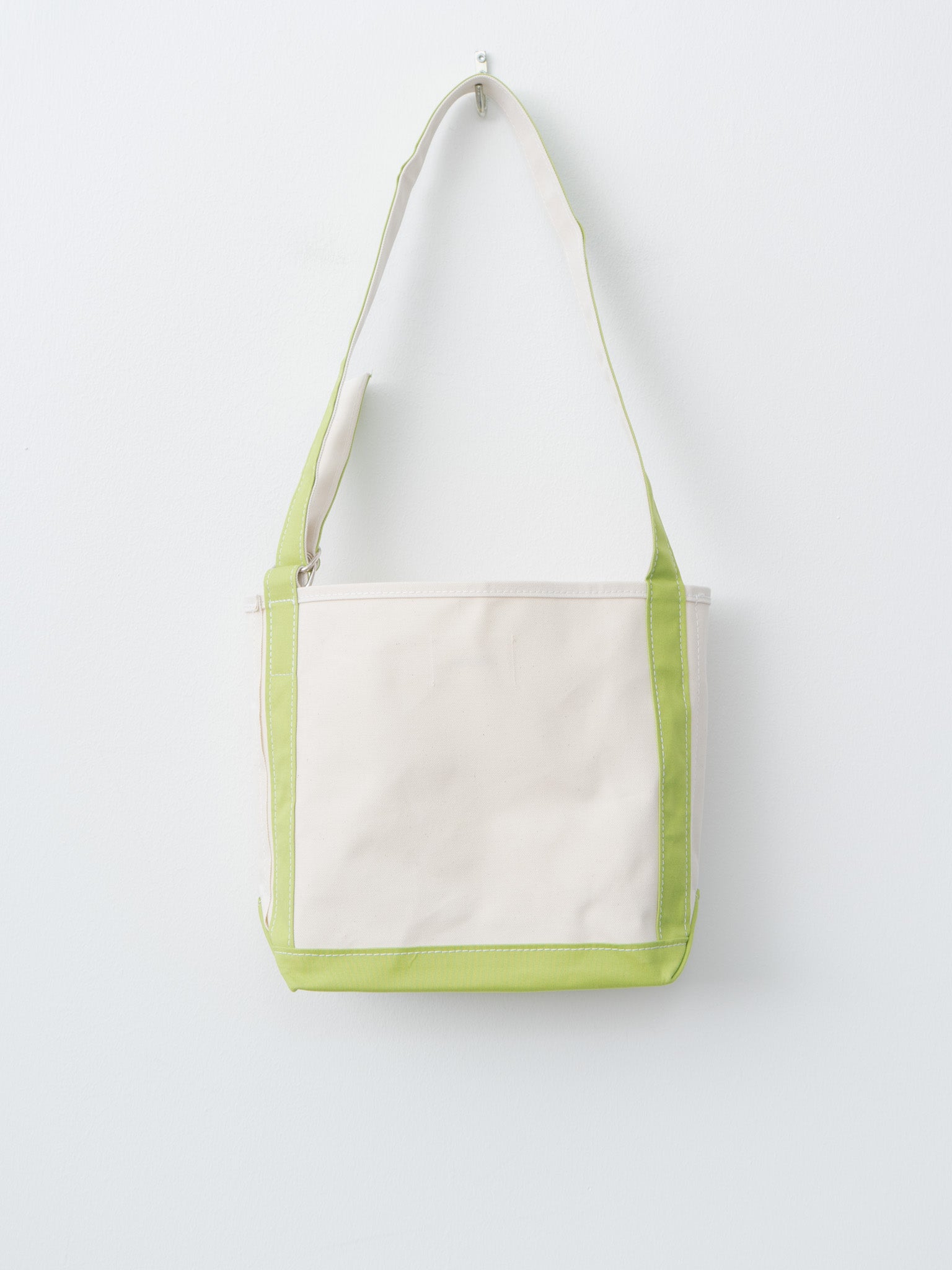 Namu Shop - Tembea Branch Tote Small - Natural/Apple Green
