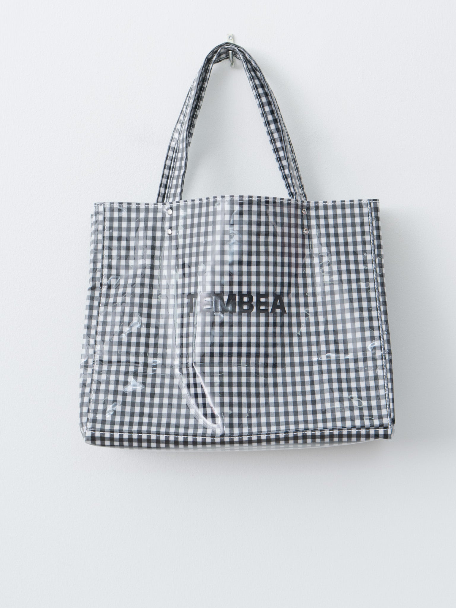 Namu Shop - Tembea Carry Tote - Gingham Black