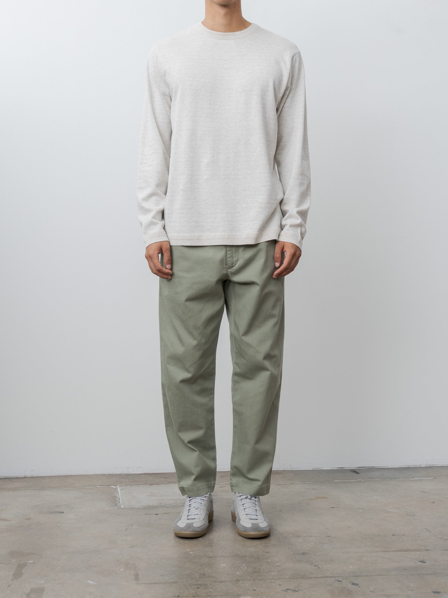 Namu Shop - Fujito Easy Pants - Olive Green