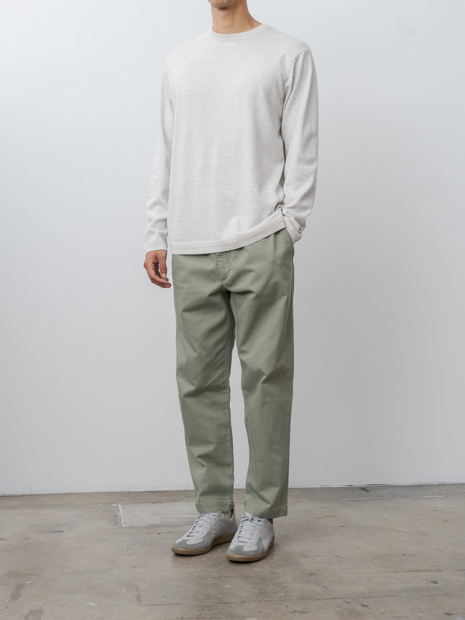 Namu Shop - Fujito Easy Pants - Olive Green