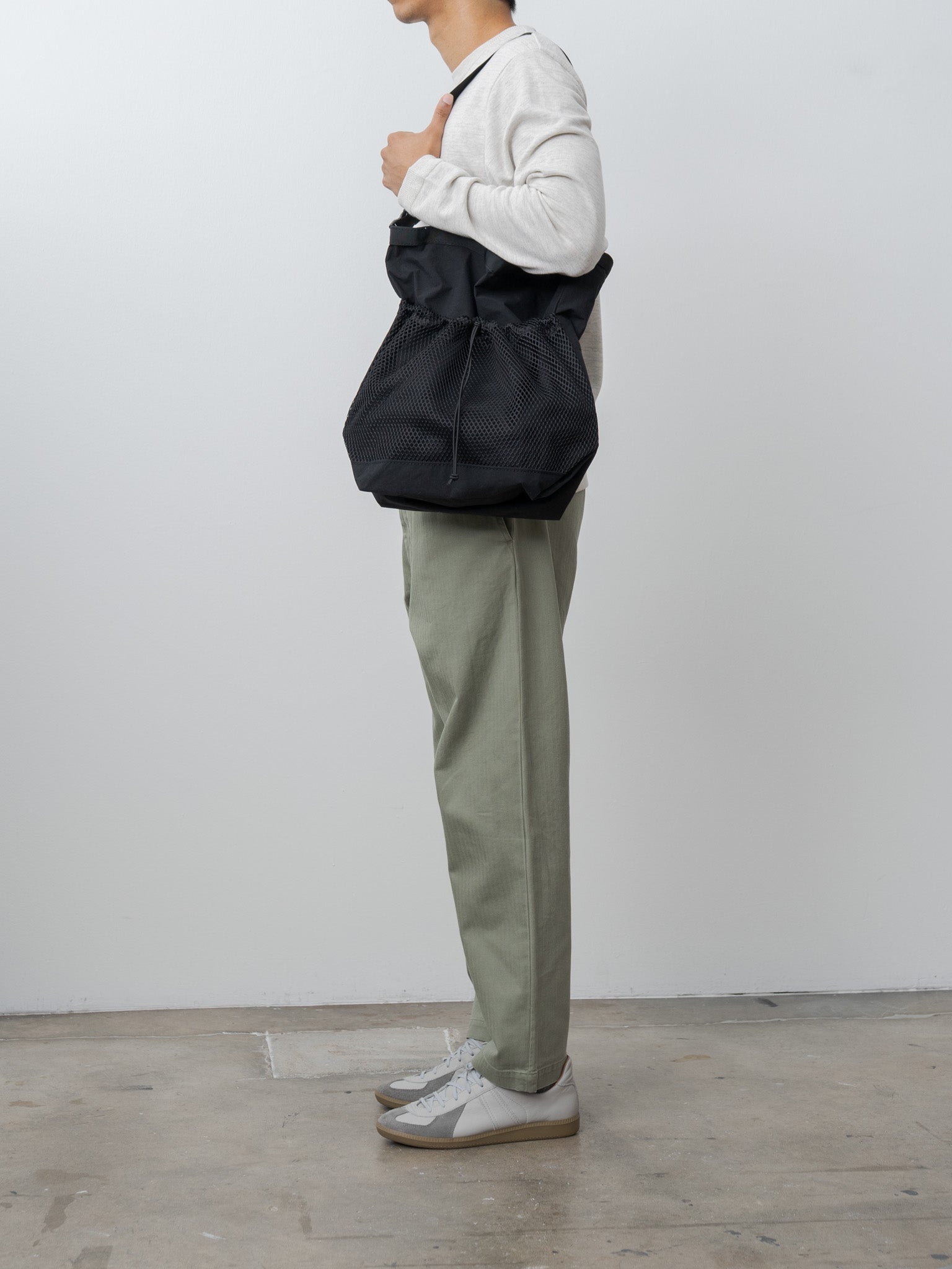 Namu Shop - Tembea Roll Top Tote - Black/Black