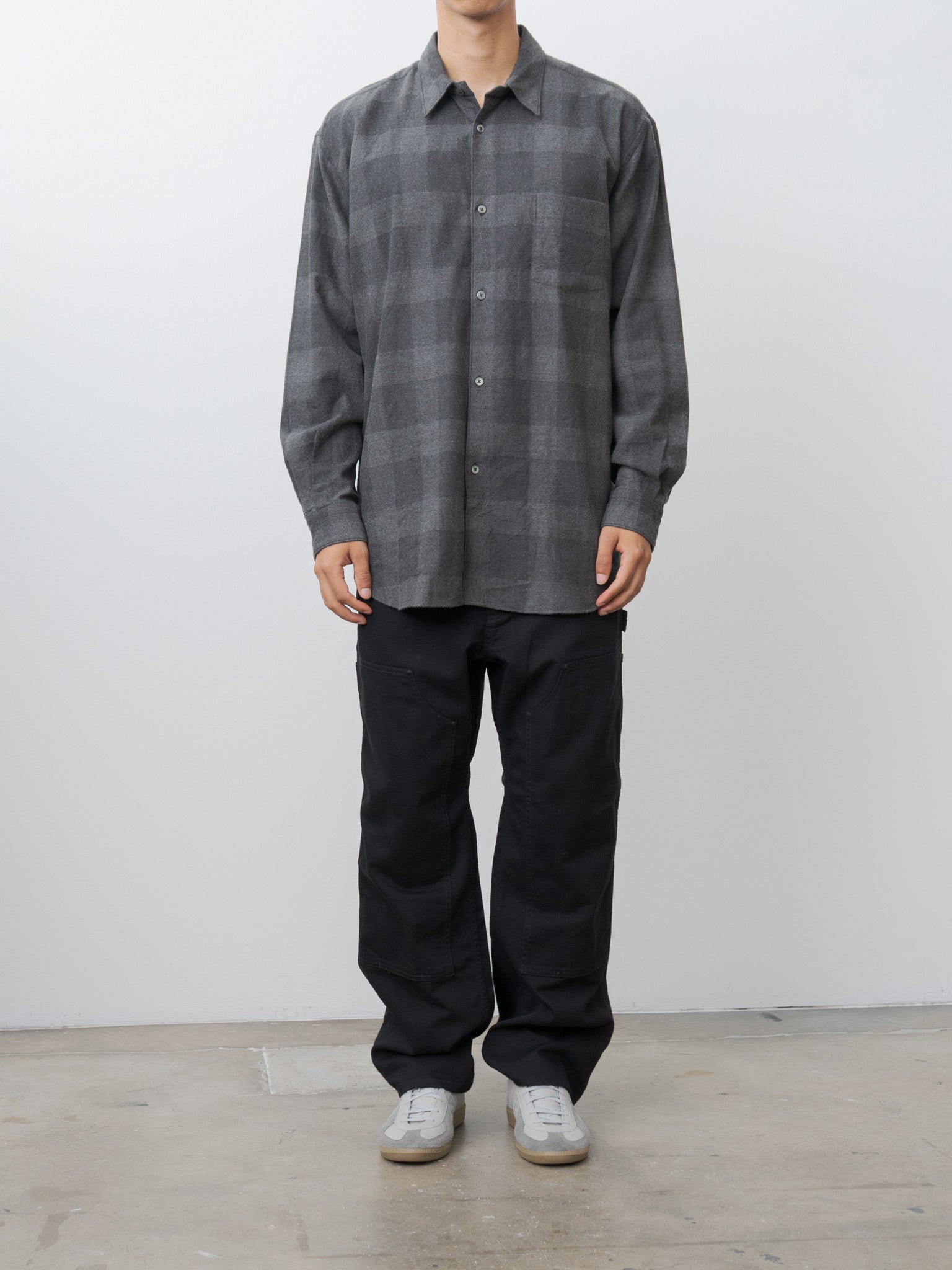 Namu Shop - Fujito B/S Shirt - Charcoal Check