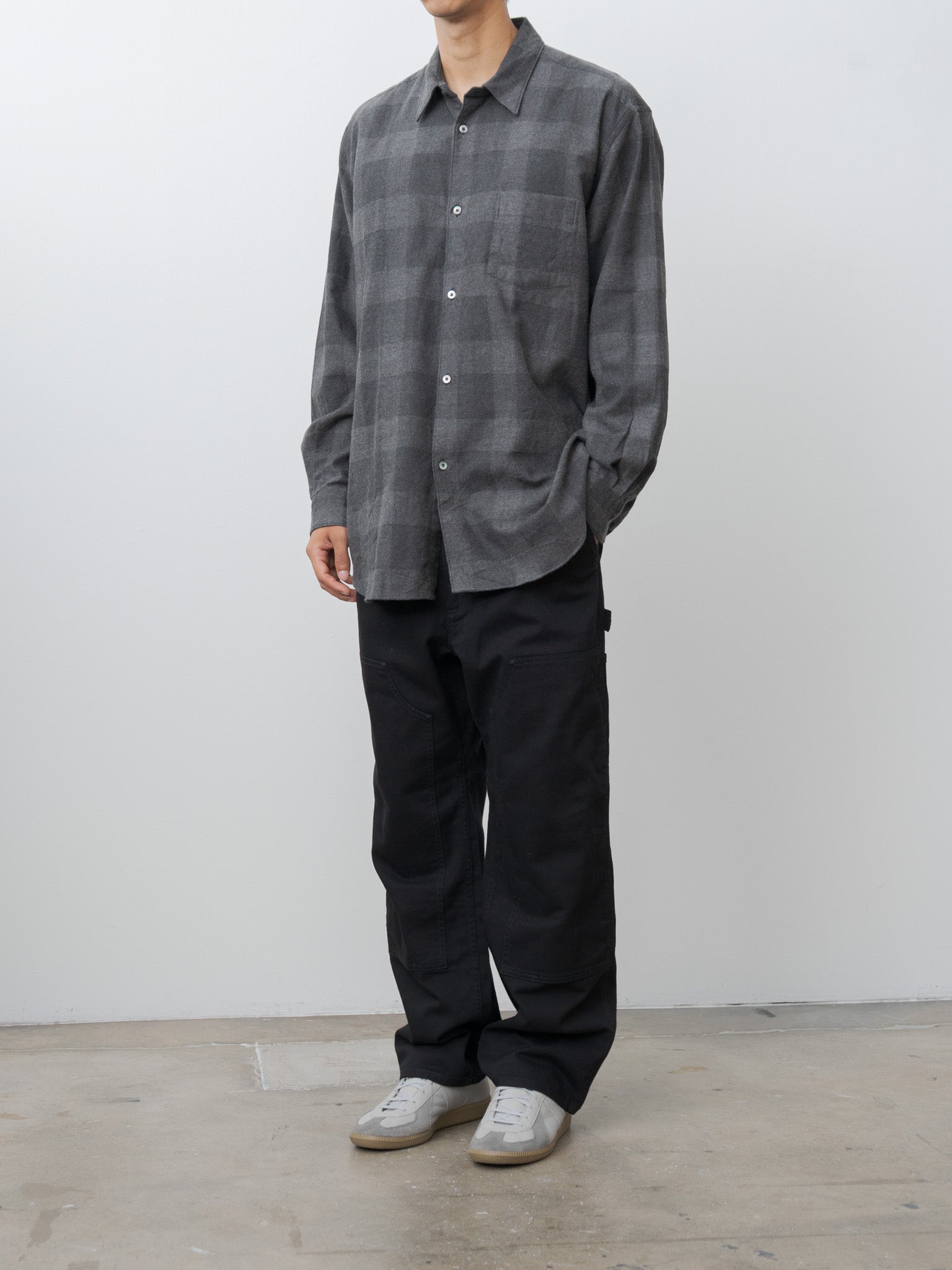 Namu Shop - Fujito B/S Shirt - Charcoal Check