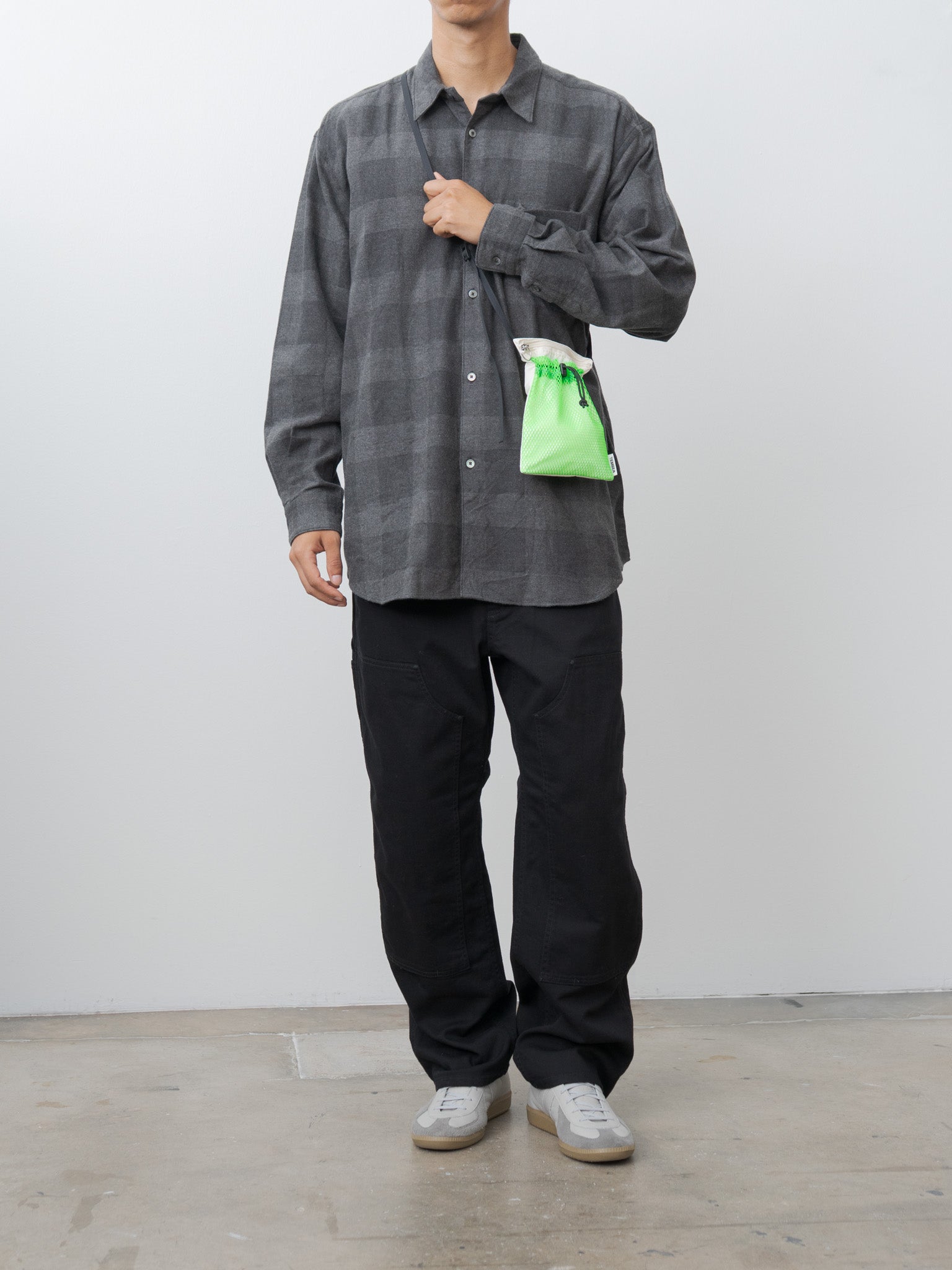 Namu Shop - Fujito B/S Shirt - Charcoal Check