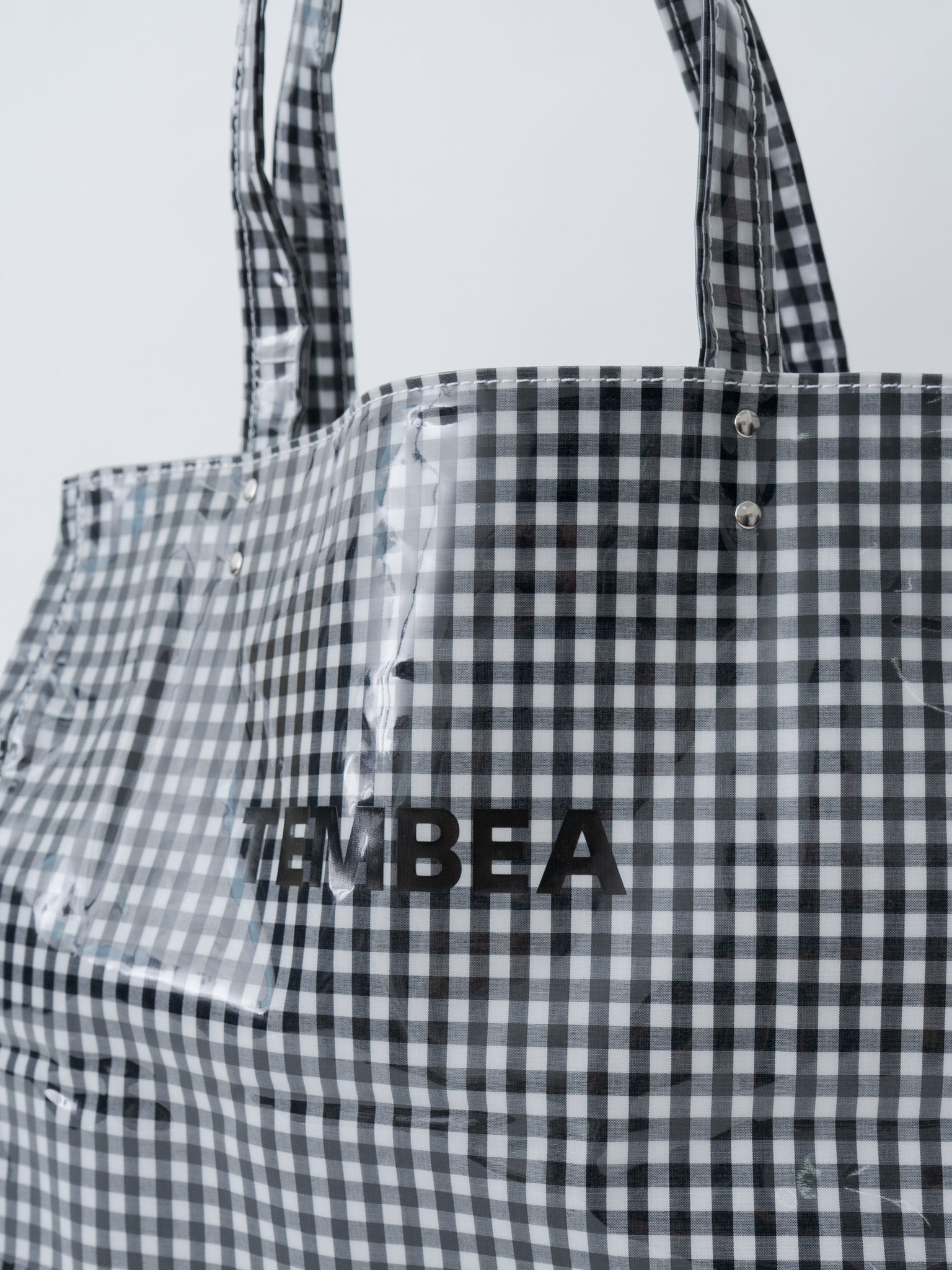 Namu Shop - Tembea Carry Tote - Gingham Black
