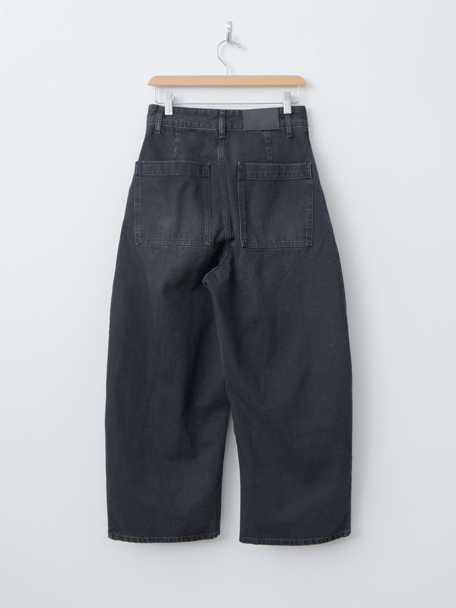 Chalco Wide Crop Pant - Washed Black