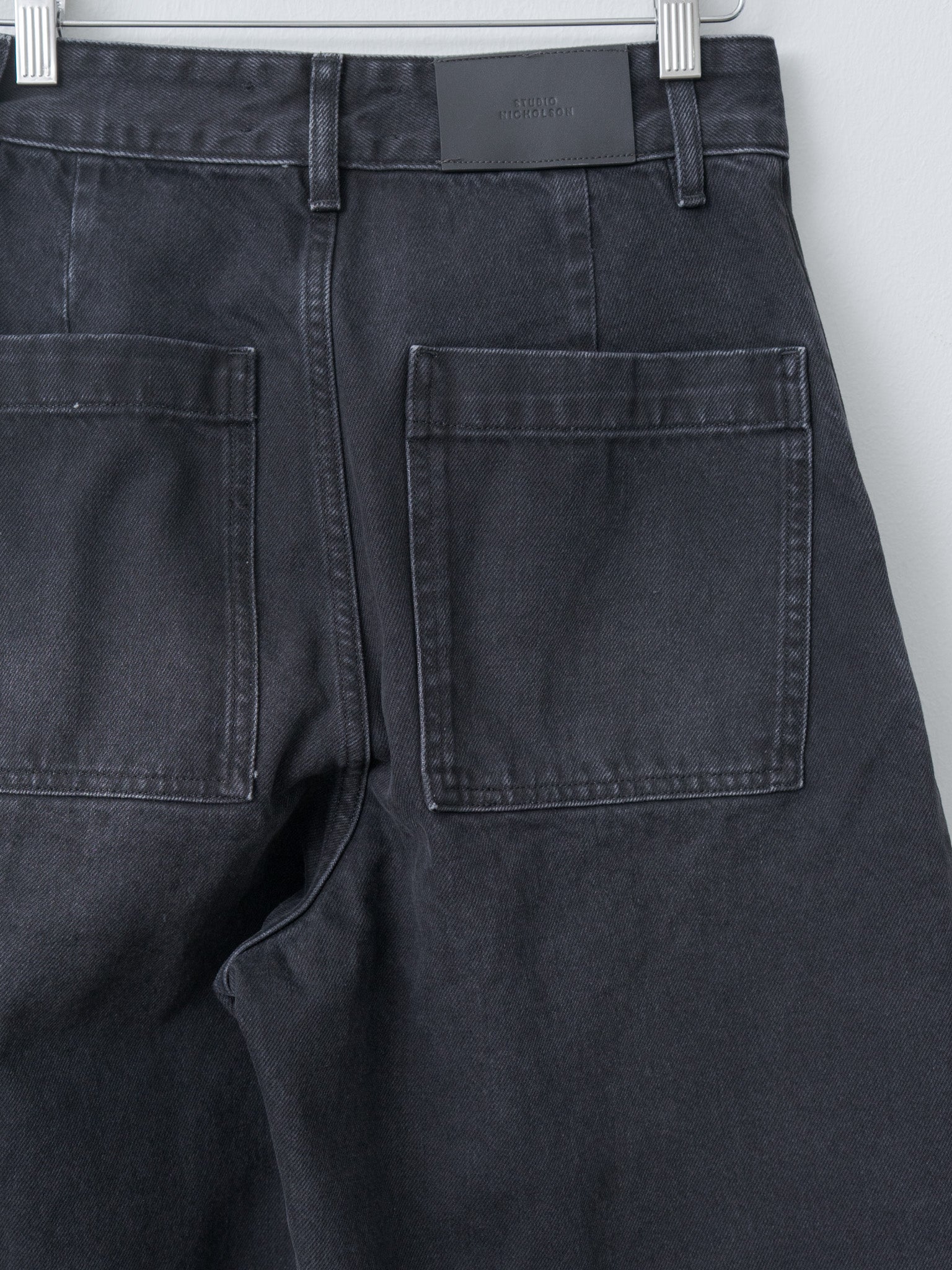 Chalco Wide Crop Pant - Washed Black