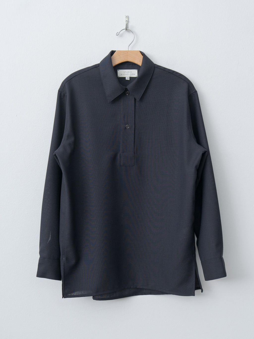 Pinole Half Placket Shirt - Darkest Navy