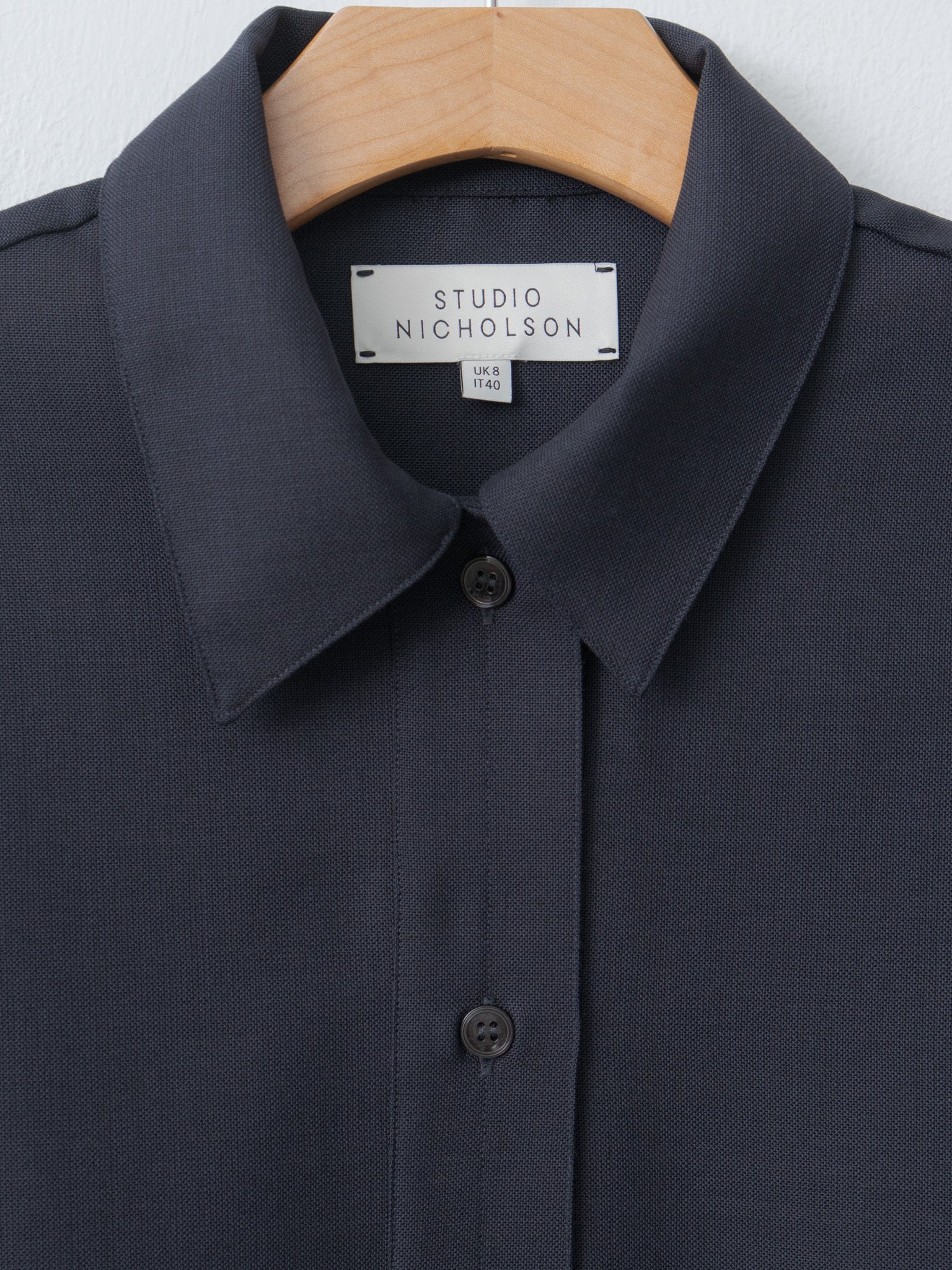 Pinole Half Placket Shirt - Darkest Navy