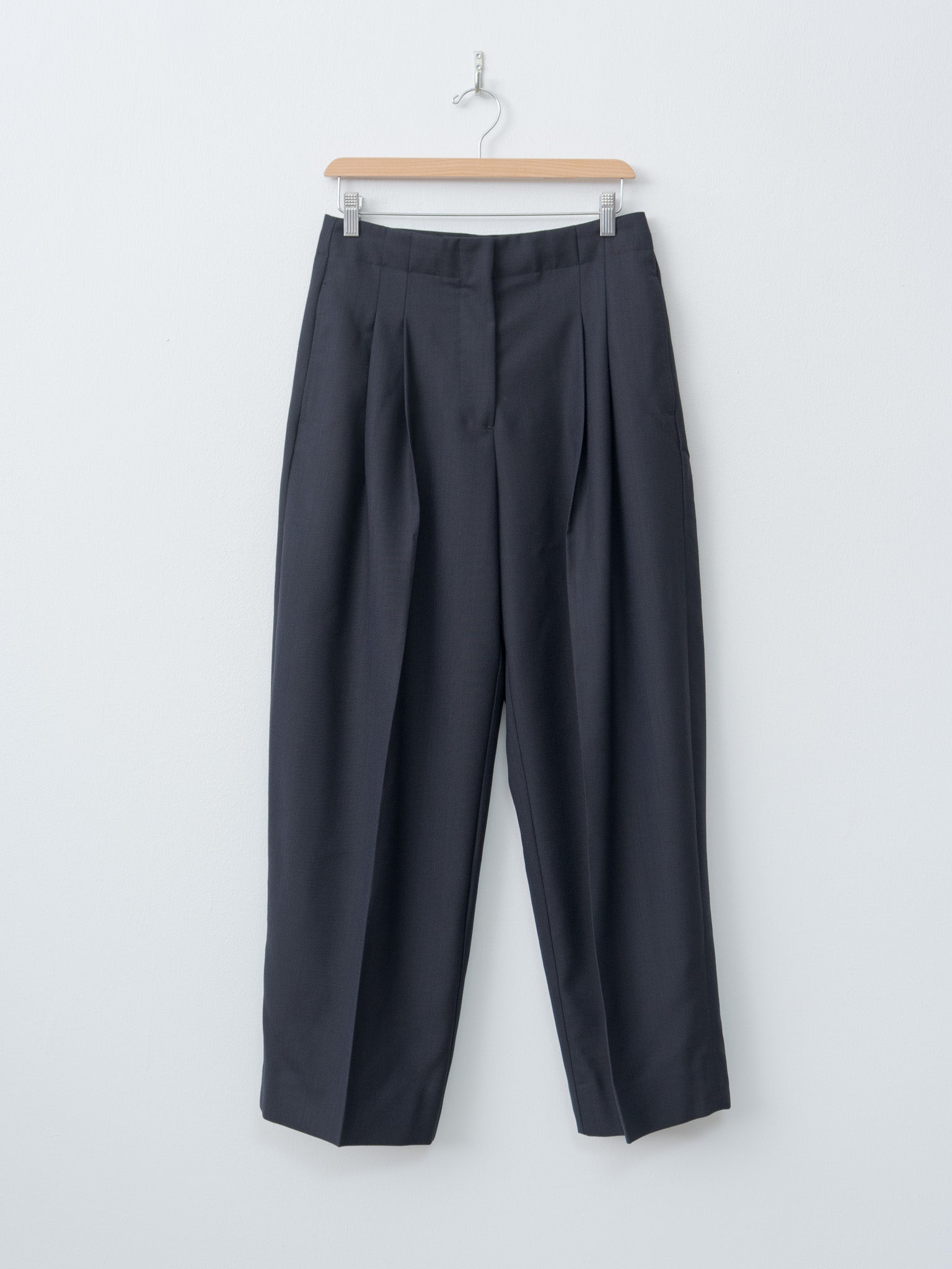 Lira Double Pleat Pant - Darkest Navy