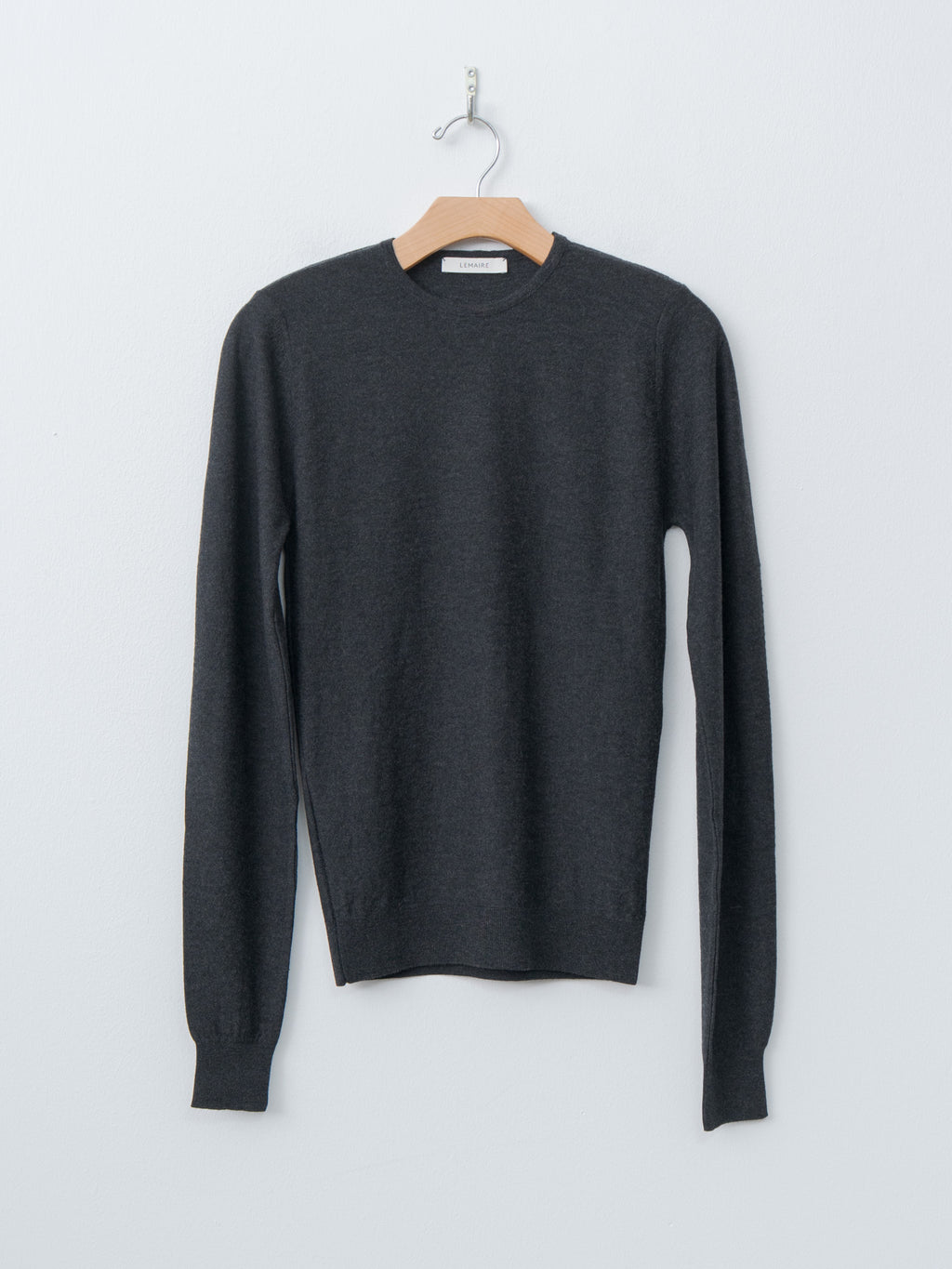 Crew Neck Sweater - Anthracite Melange