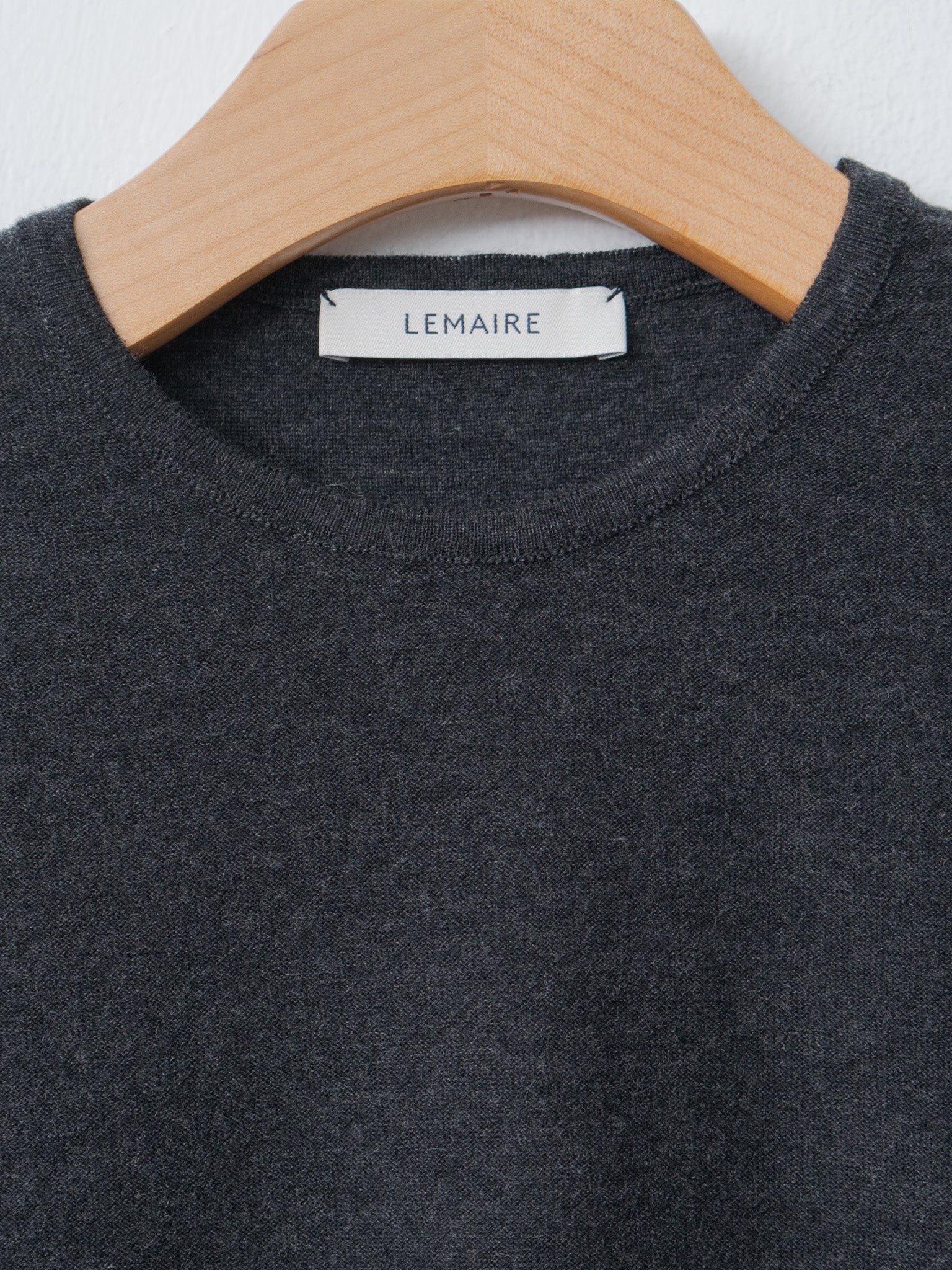 Crew Neck Sweater - Anthracite Melange