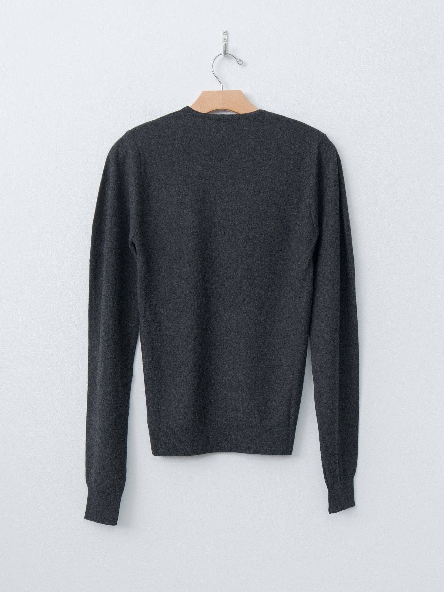 Crew Neck Sweater - Anthracite Melange