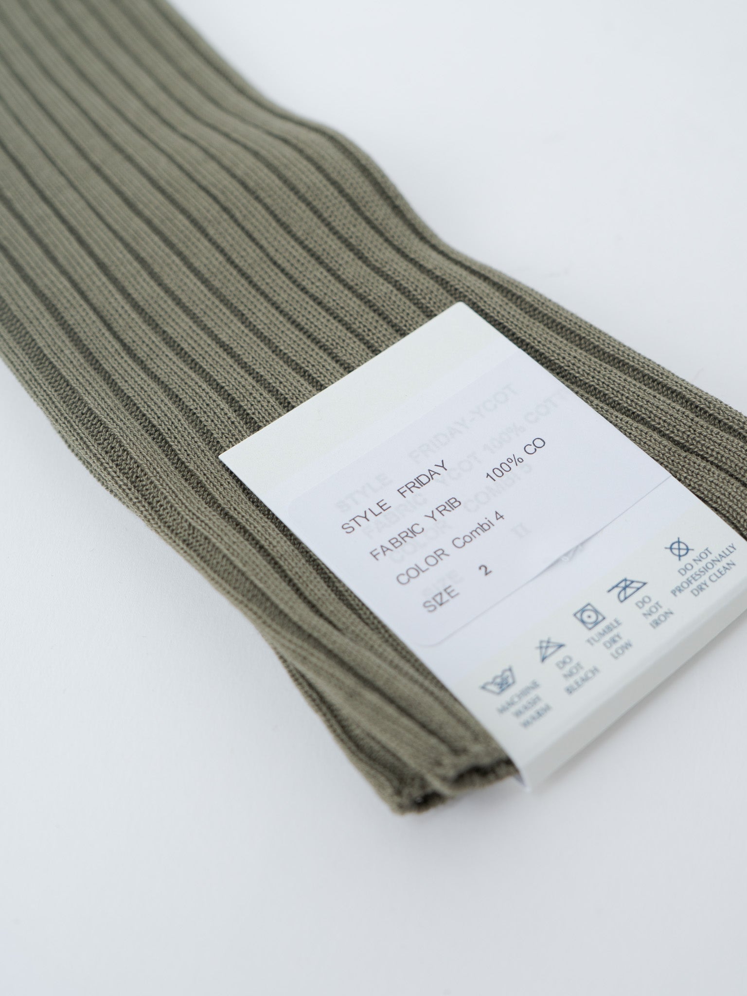 Friday Socks - Olive/Charcoal