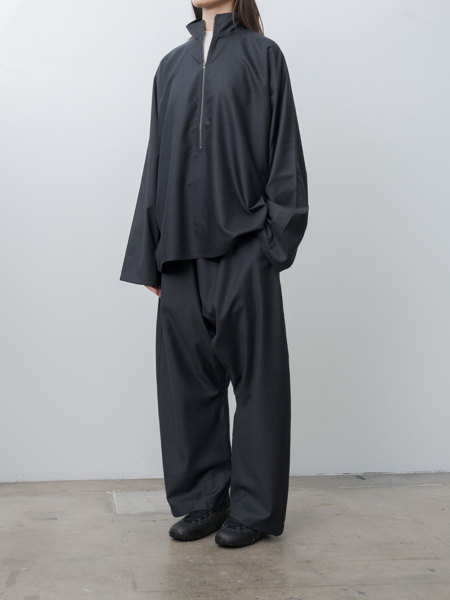 Plof Trouser - Charcoal Melange