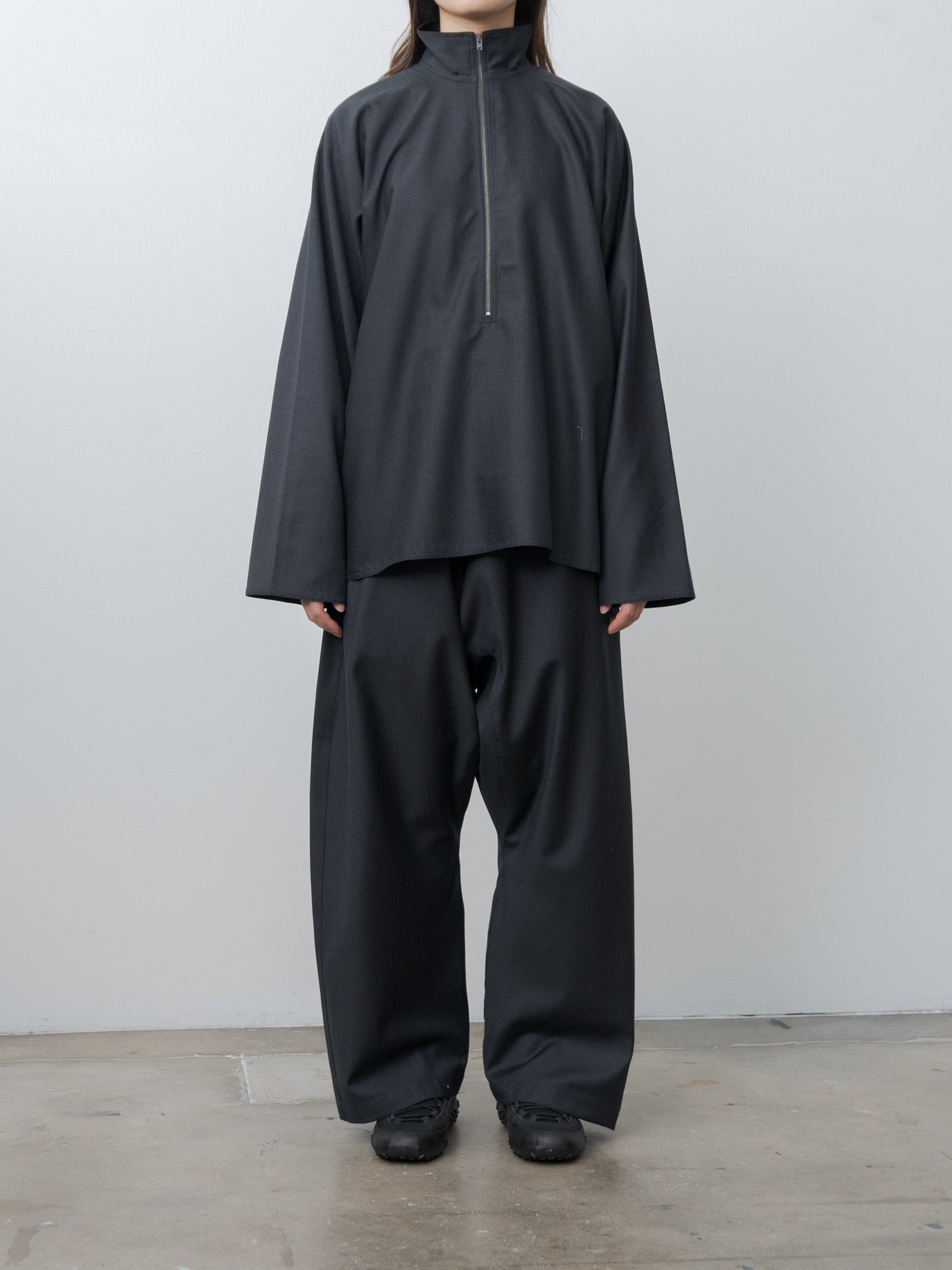 Plof Trouser - Charcoal Melange