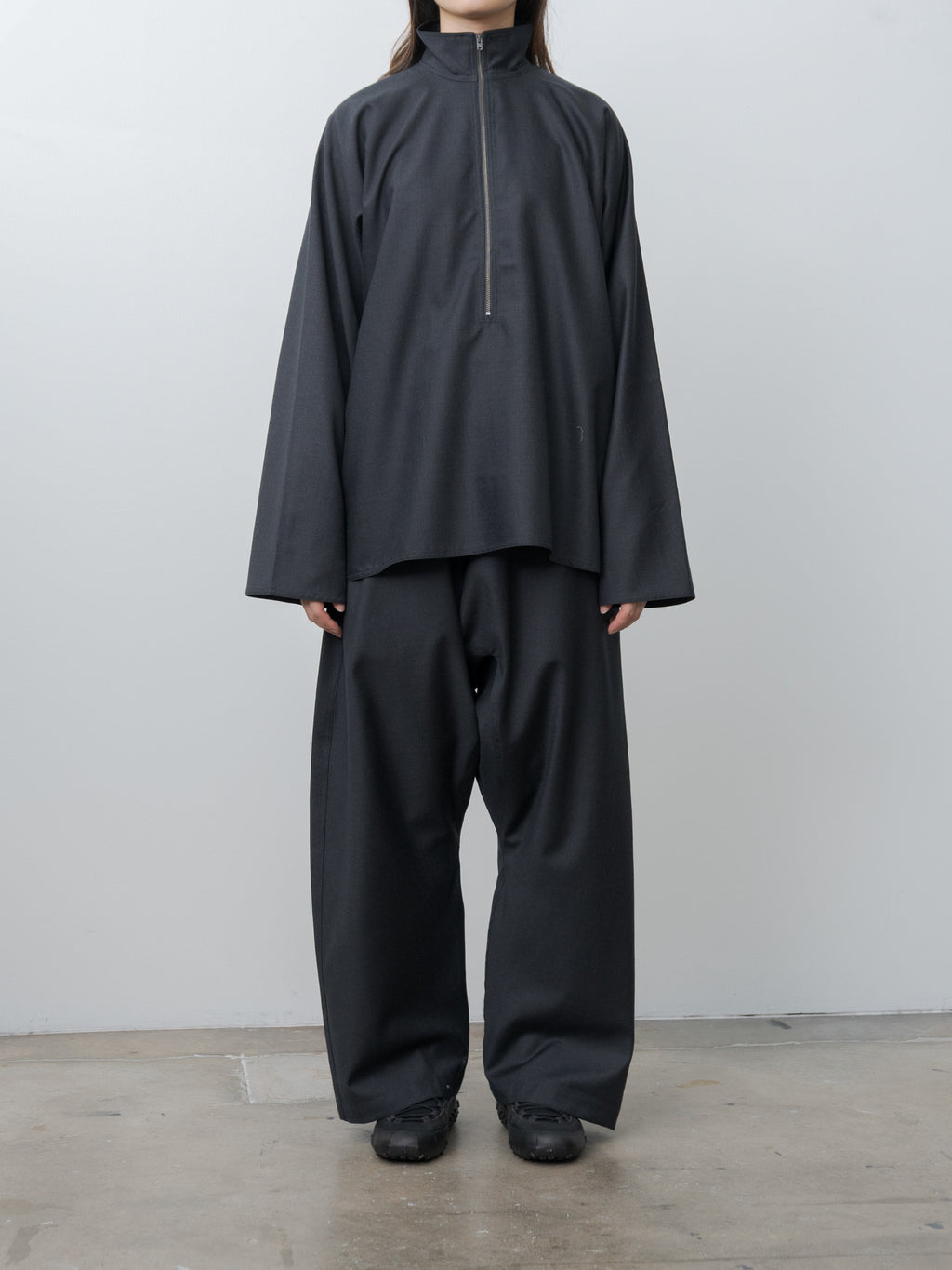 Plof Trouser - Charcoal Melange