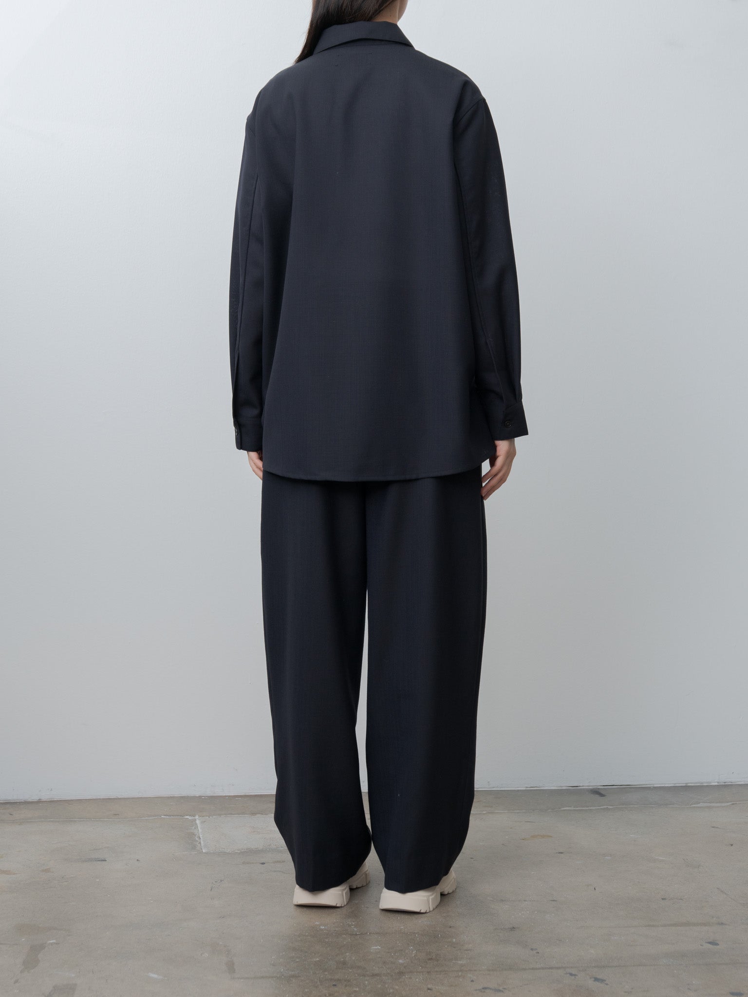 Pinole Half Placket Shirt - Darkest Navy