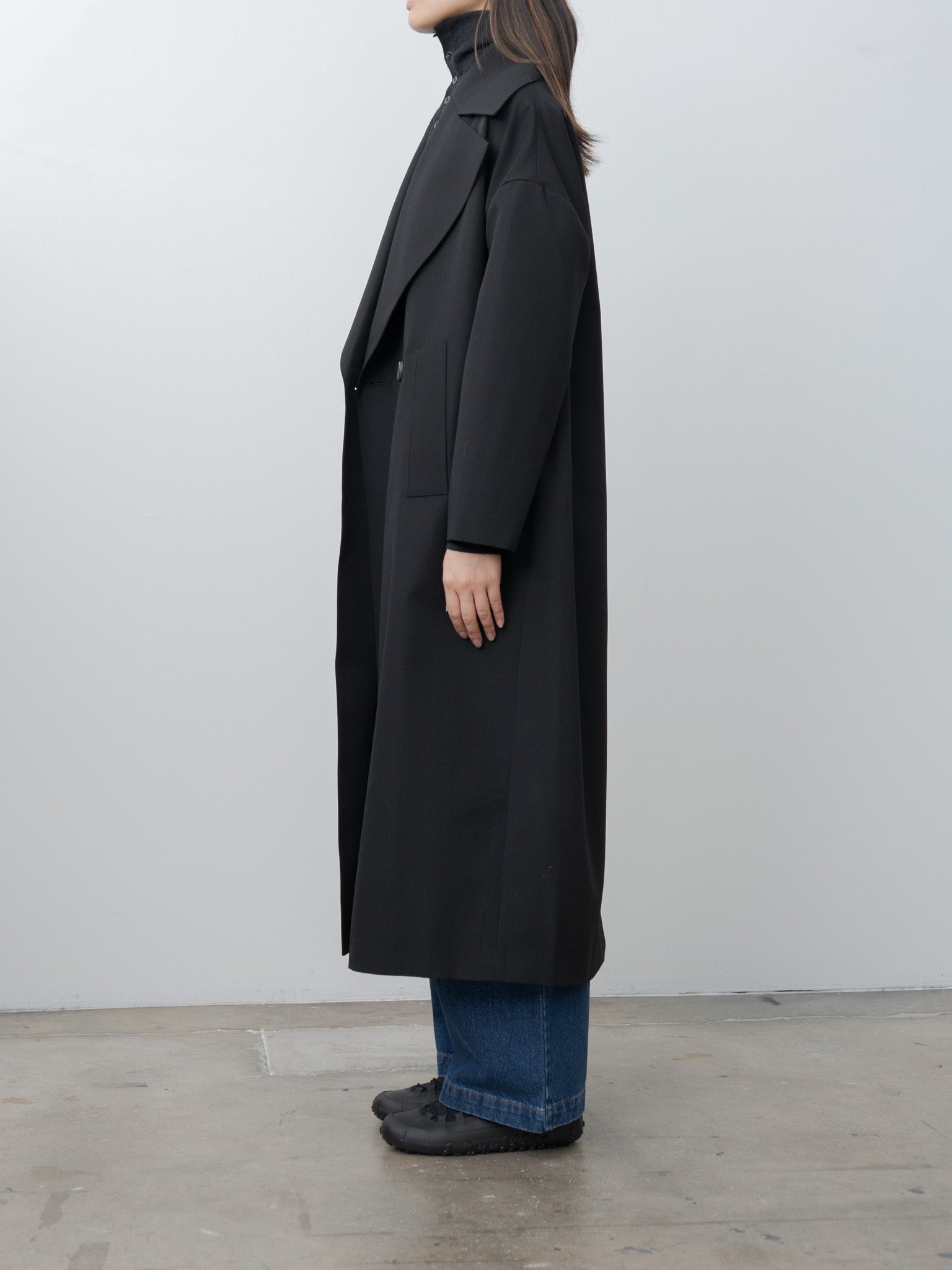 Namu Shop - Toogood The Groundsman Coat - Compact Suiting Flint