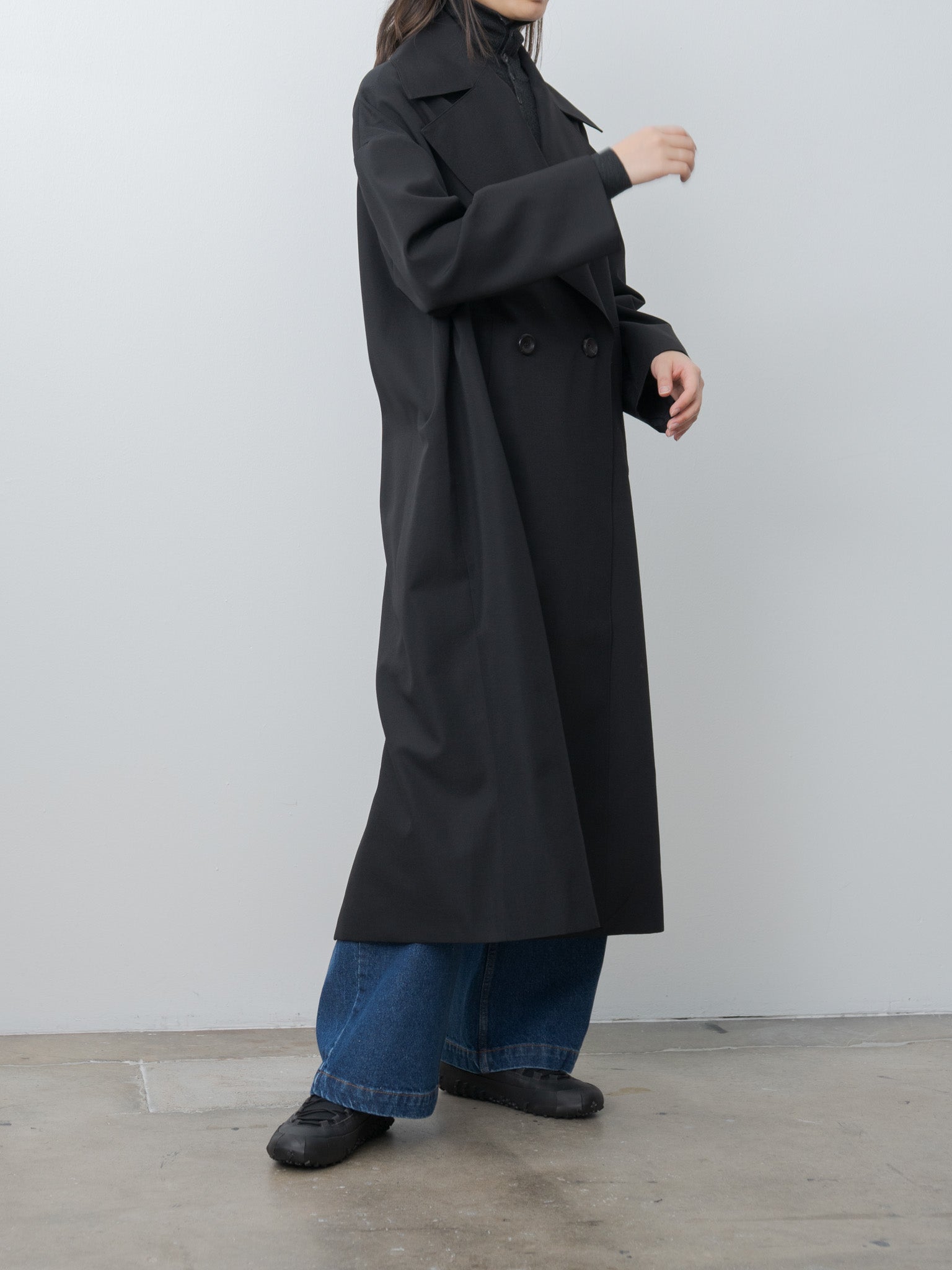 Namu Shop - Toogood The Groundsman Coat - Compact Suiting Flint
